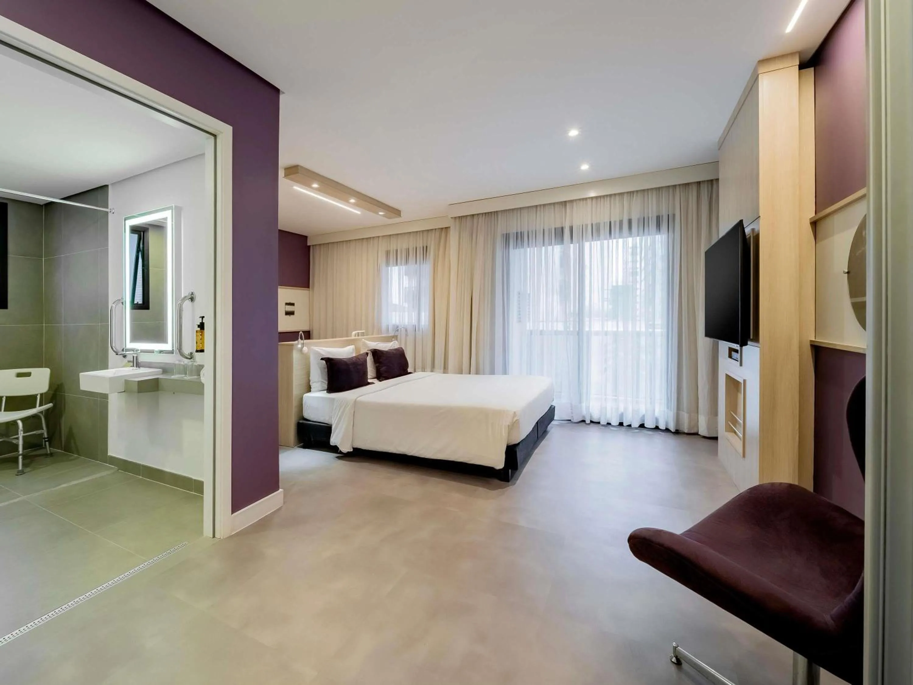 Bedroom, Bed in Mercure Sao Paulo Pamplona