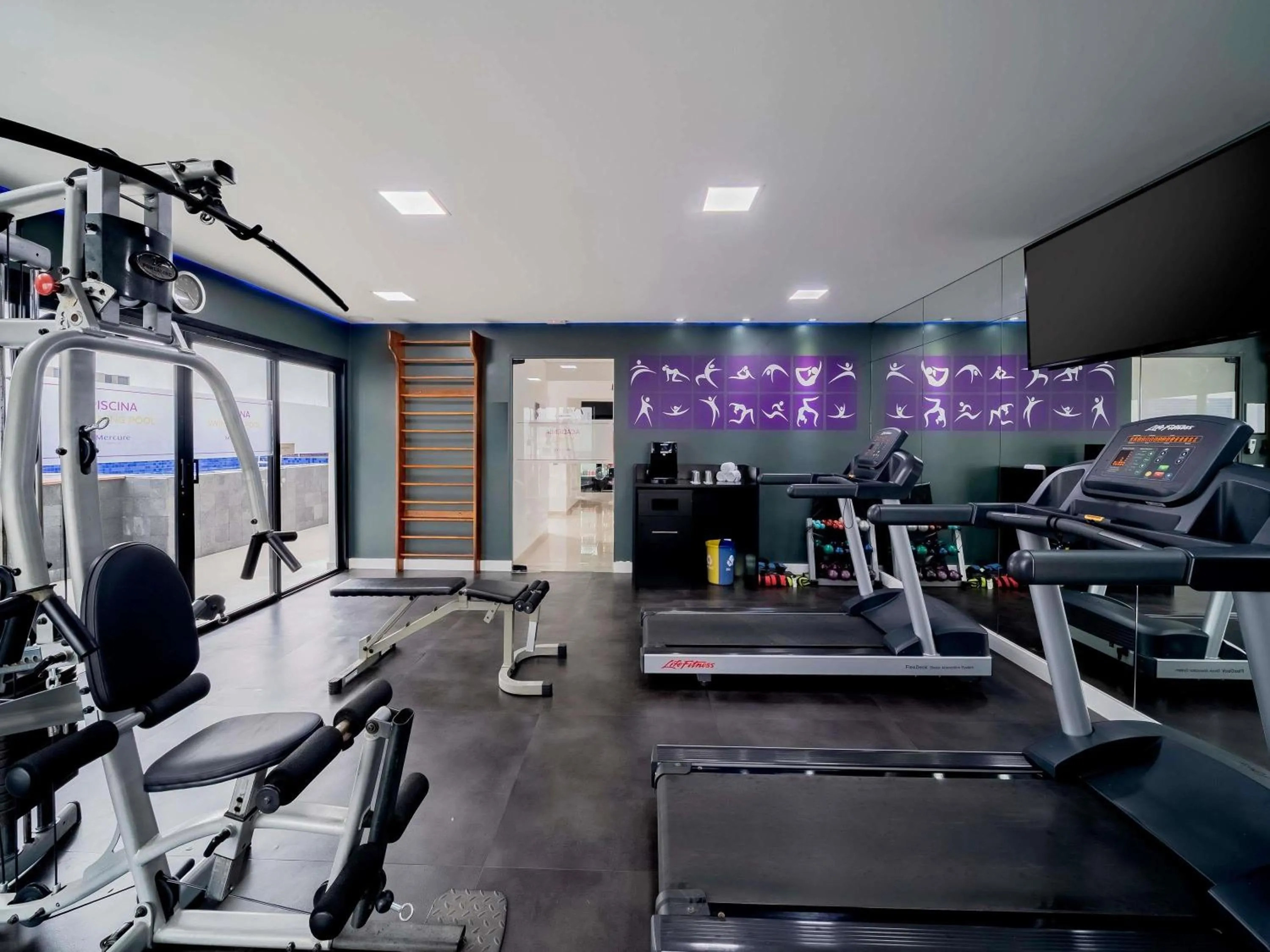 Fitness centre/facilities in Mercure Sao Paulo Pamplona