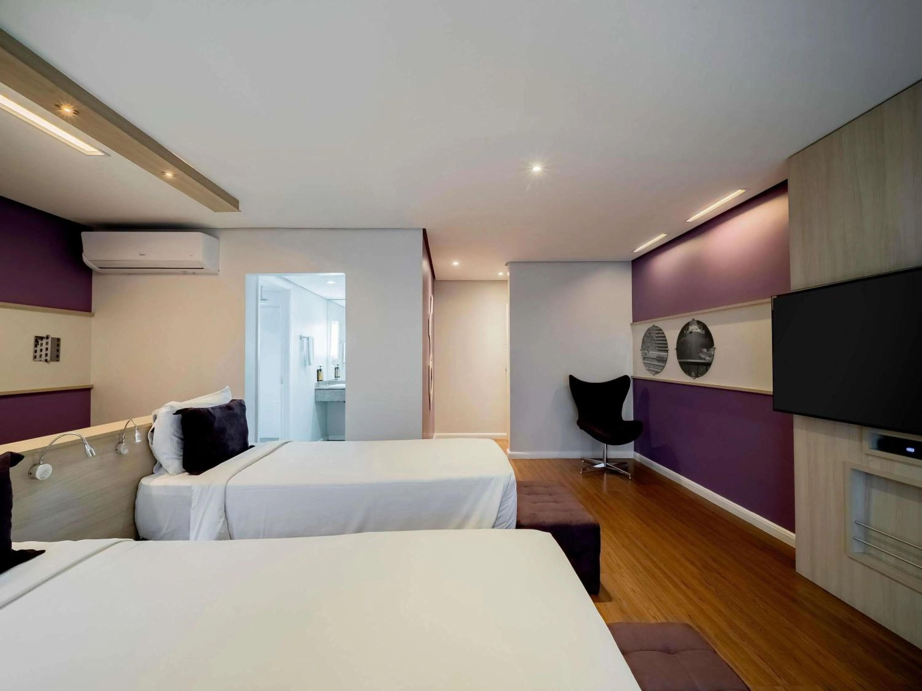 Bedroom, Bed in Mercure Sao Paulo Pamplona