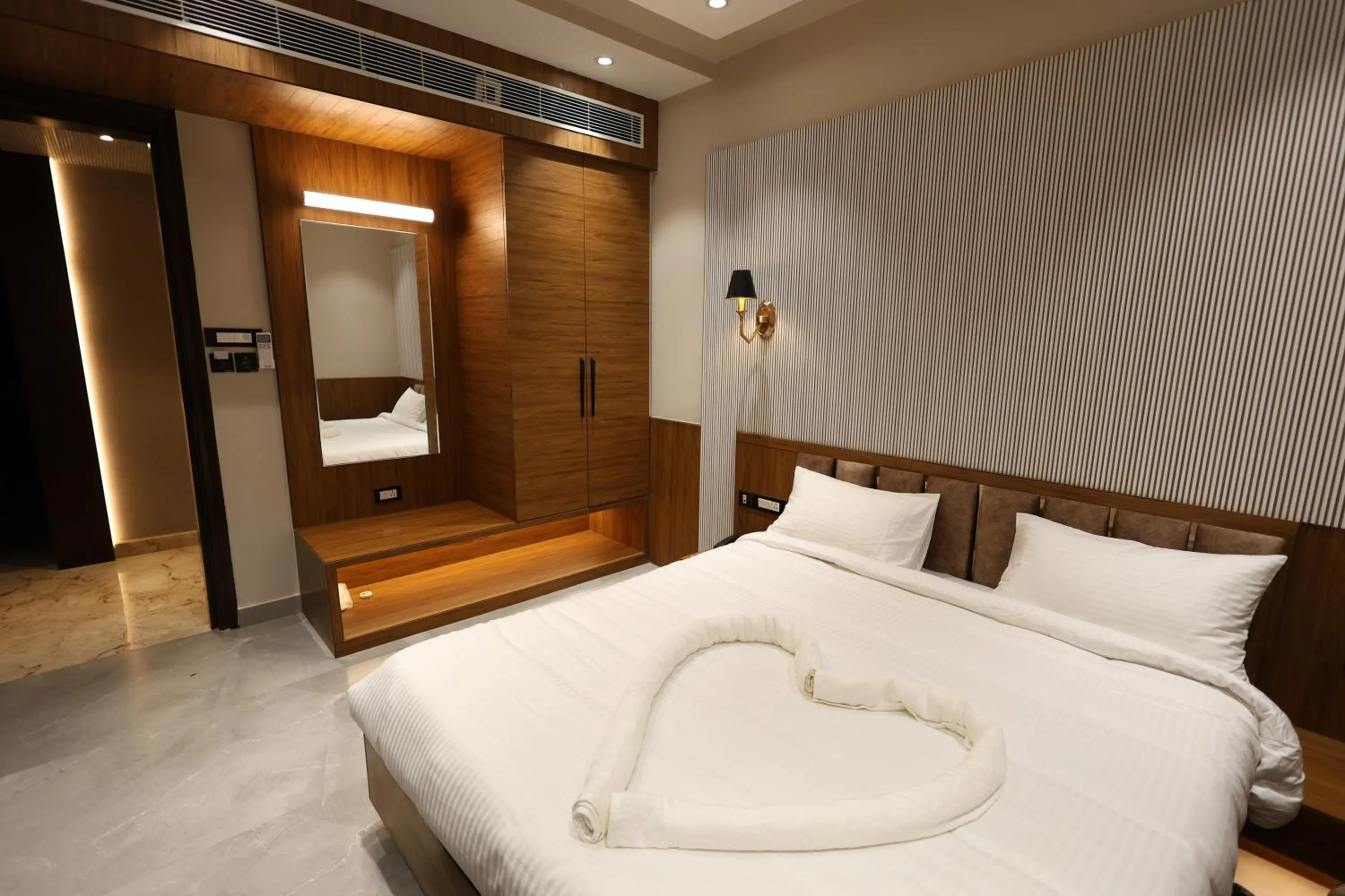 Bed in THE SRM CRYSTAL