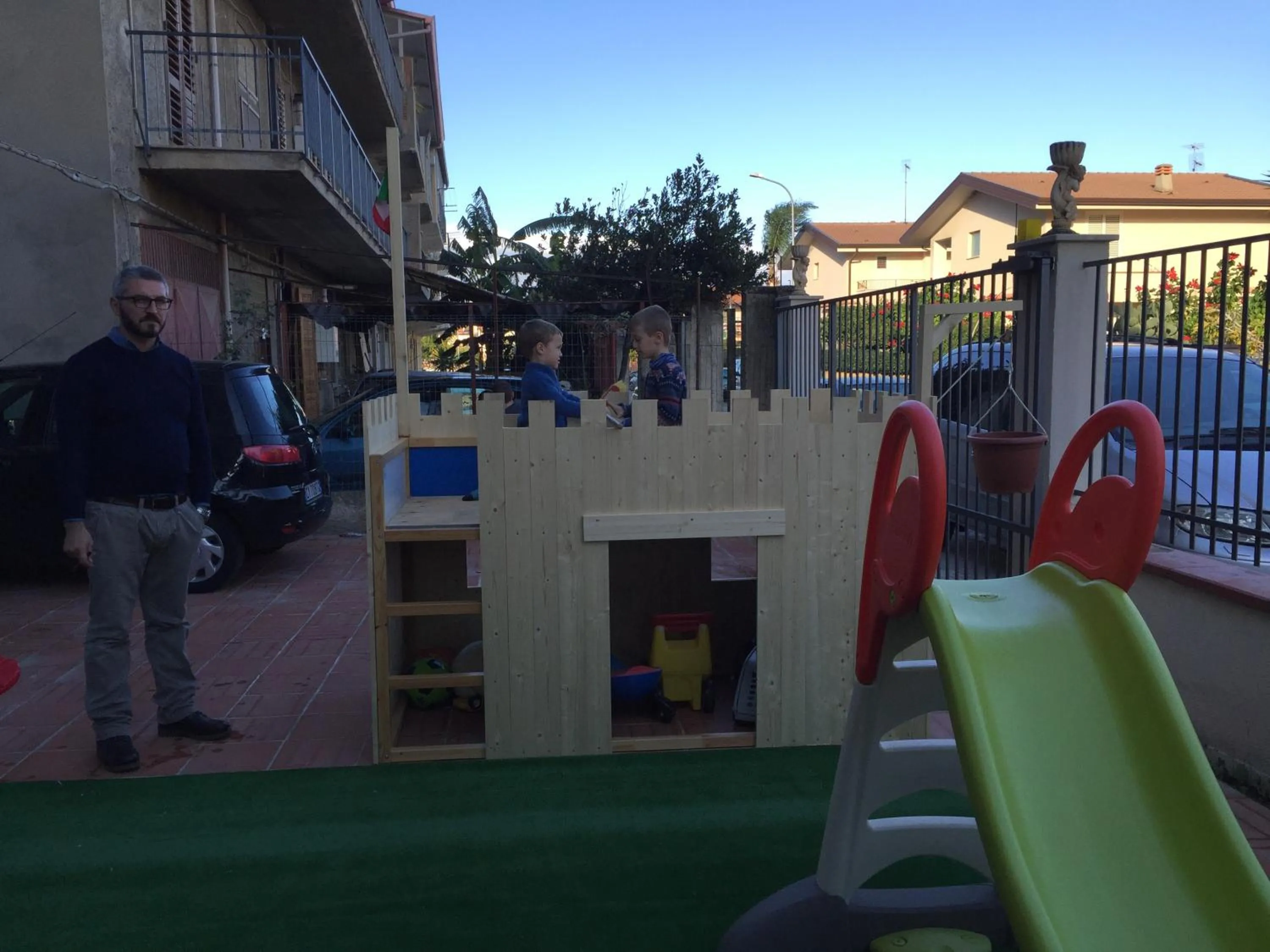 Children play ground in B&B La Gatta Bianca
