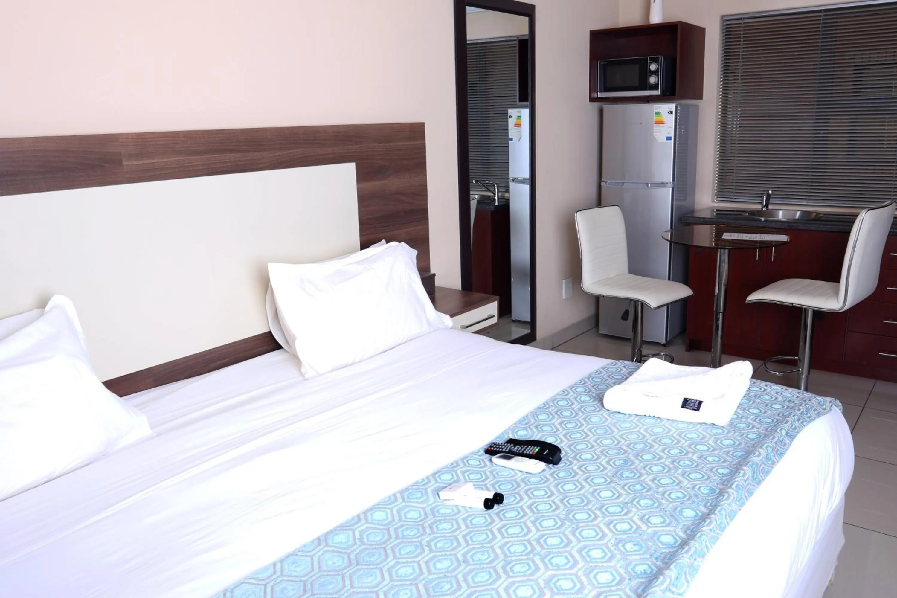 Bed in Eagle Nest Luxury Accommodation