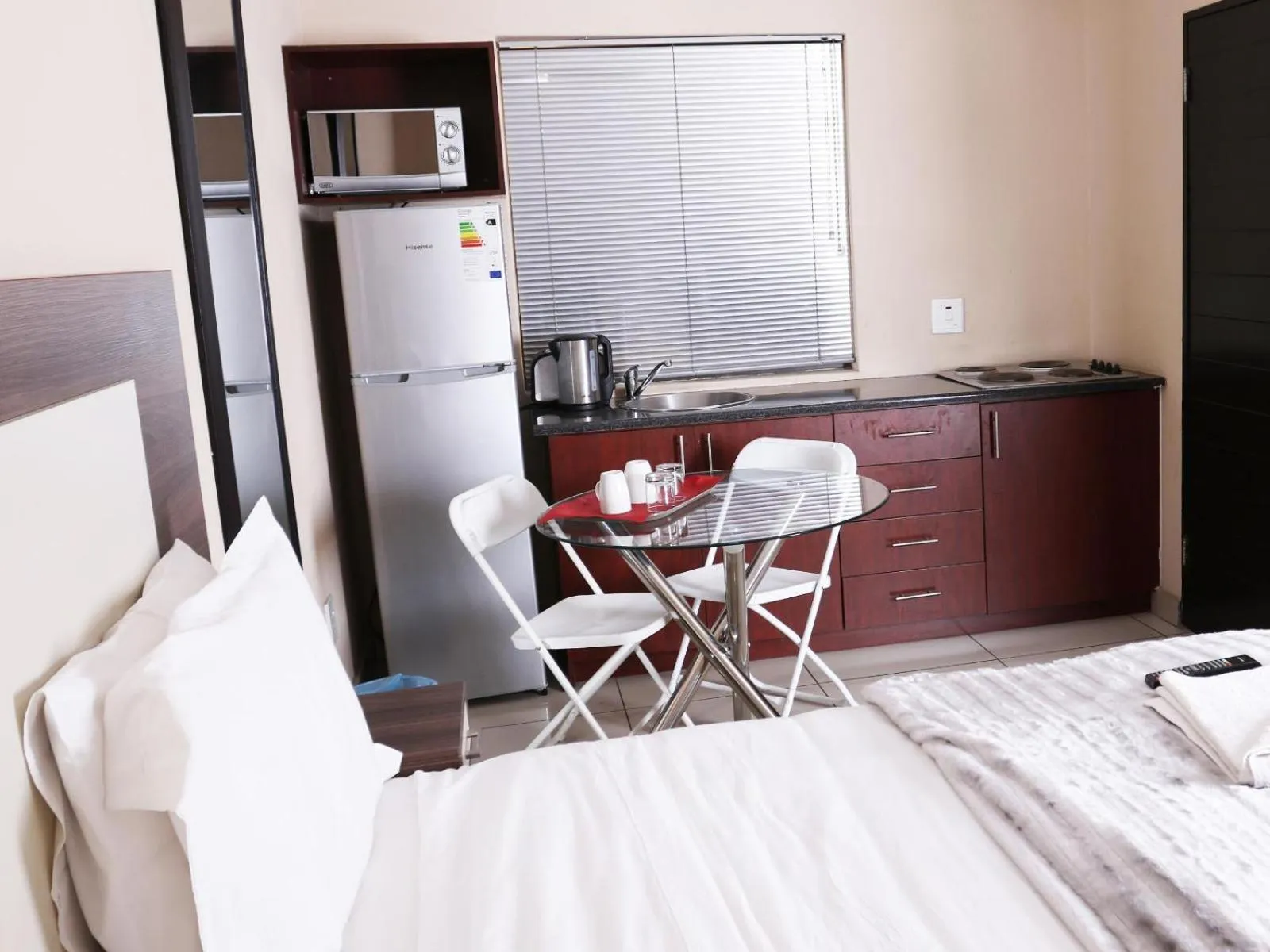 Bed in Eagle Nest Luxury Accommodation