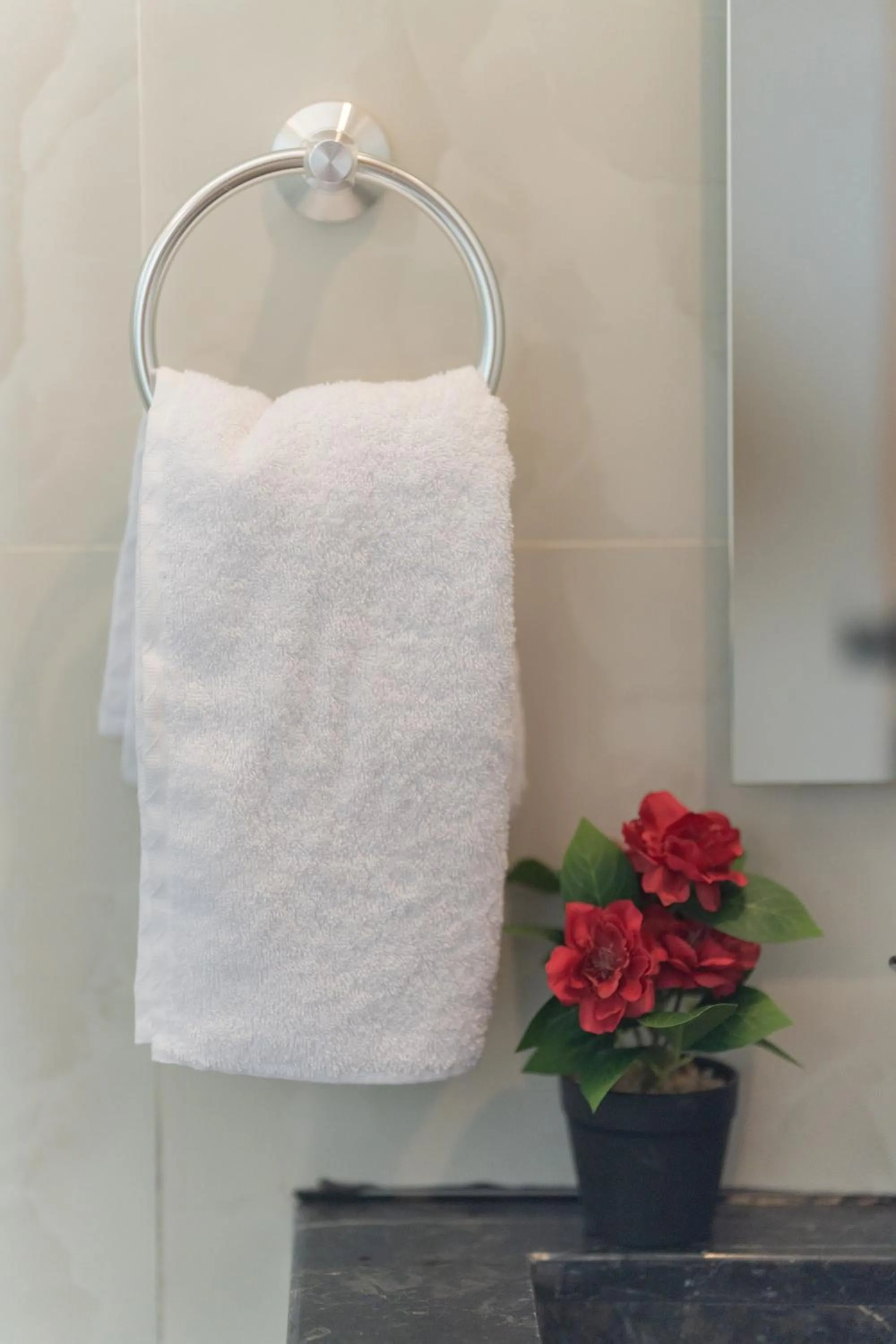 towels in Appart Hôtel Rambla