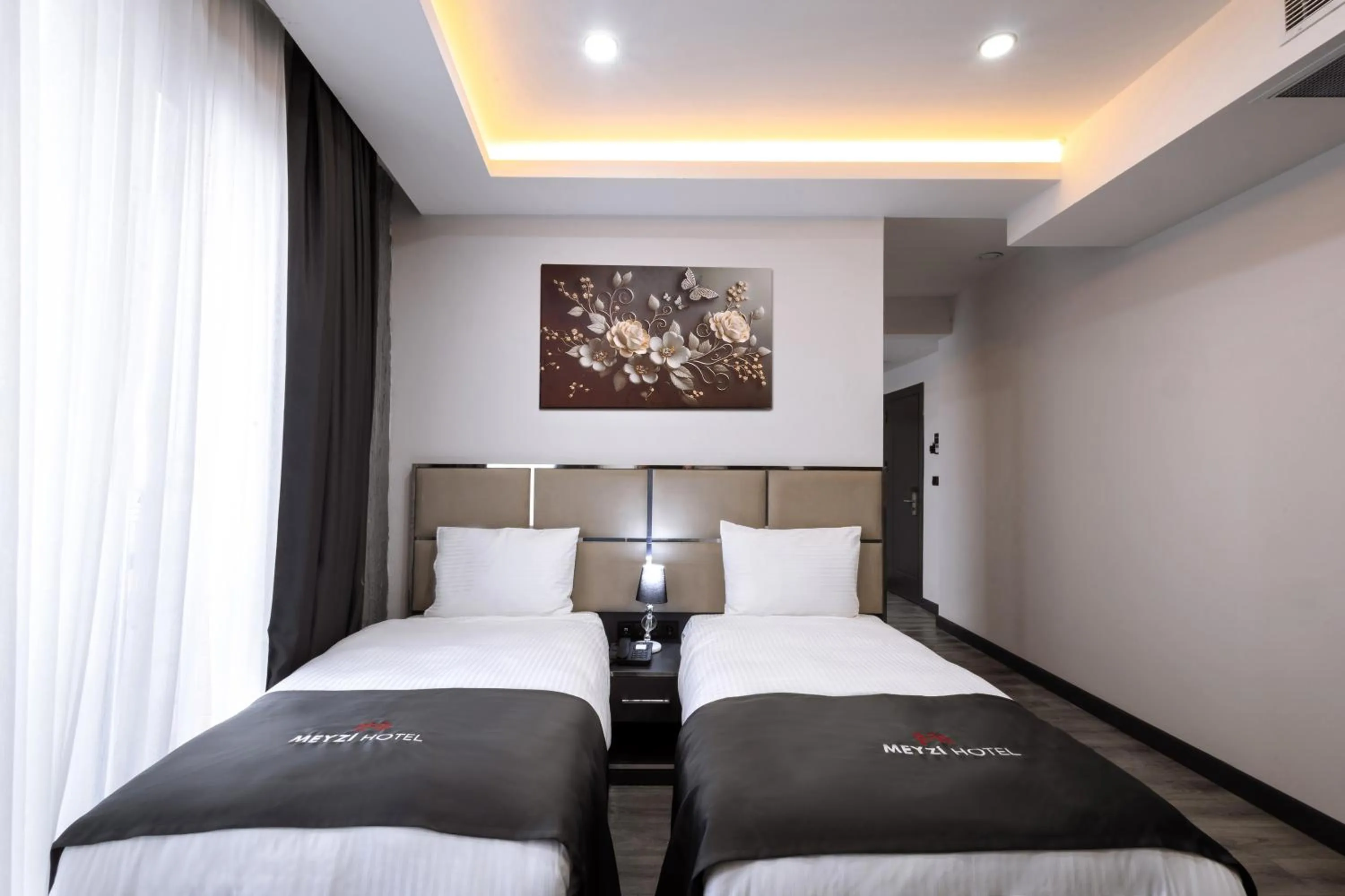 Bed in Meyzi Hotel