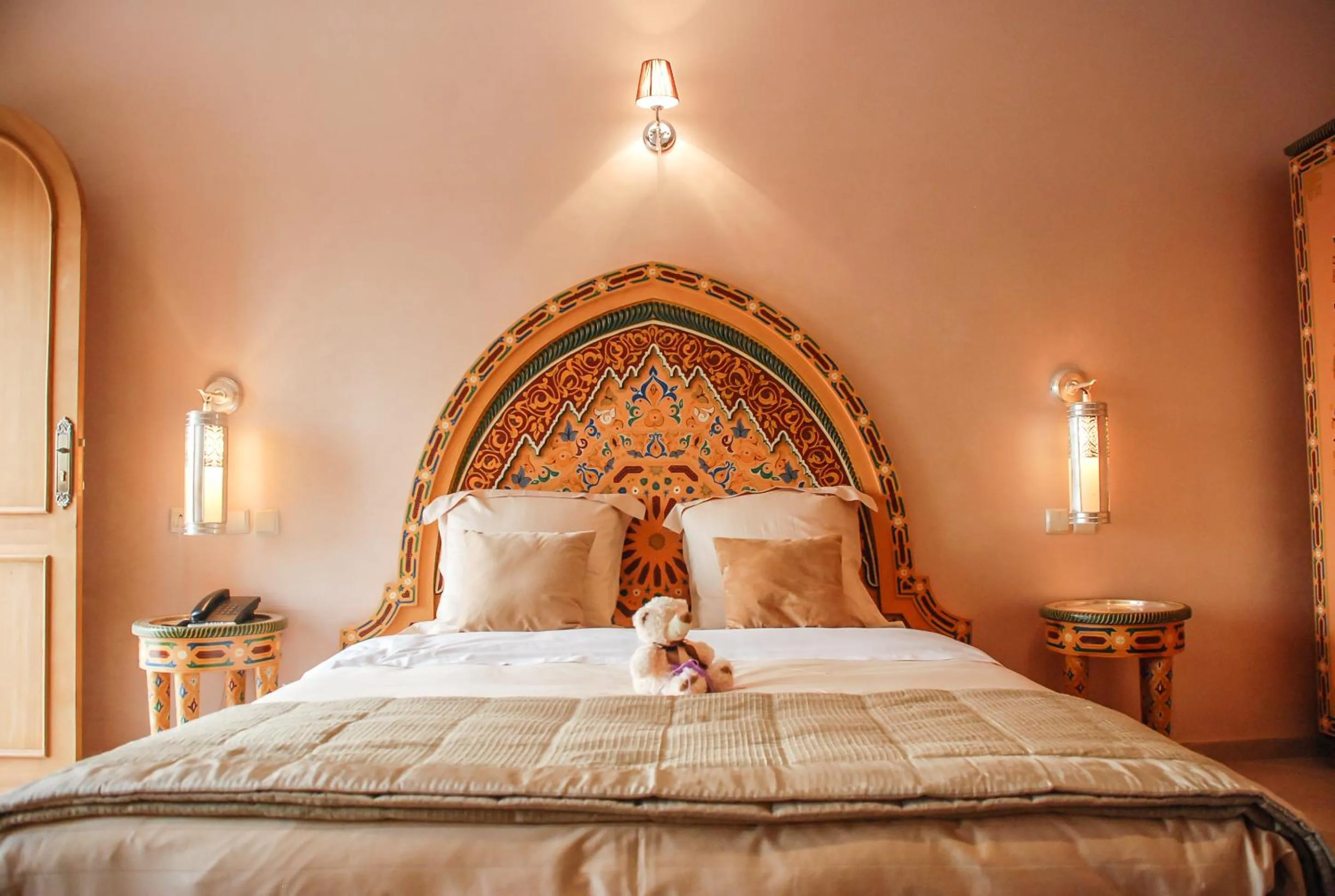 Bed in Riad Noumidya