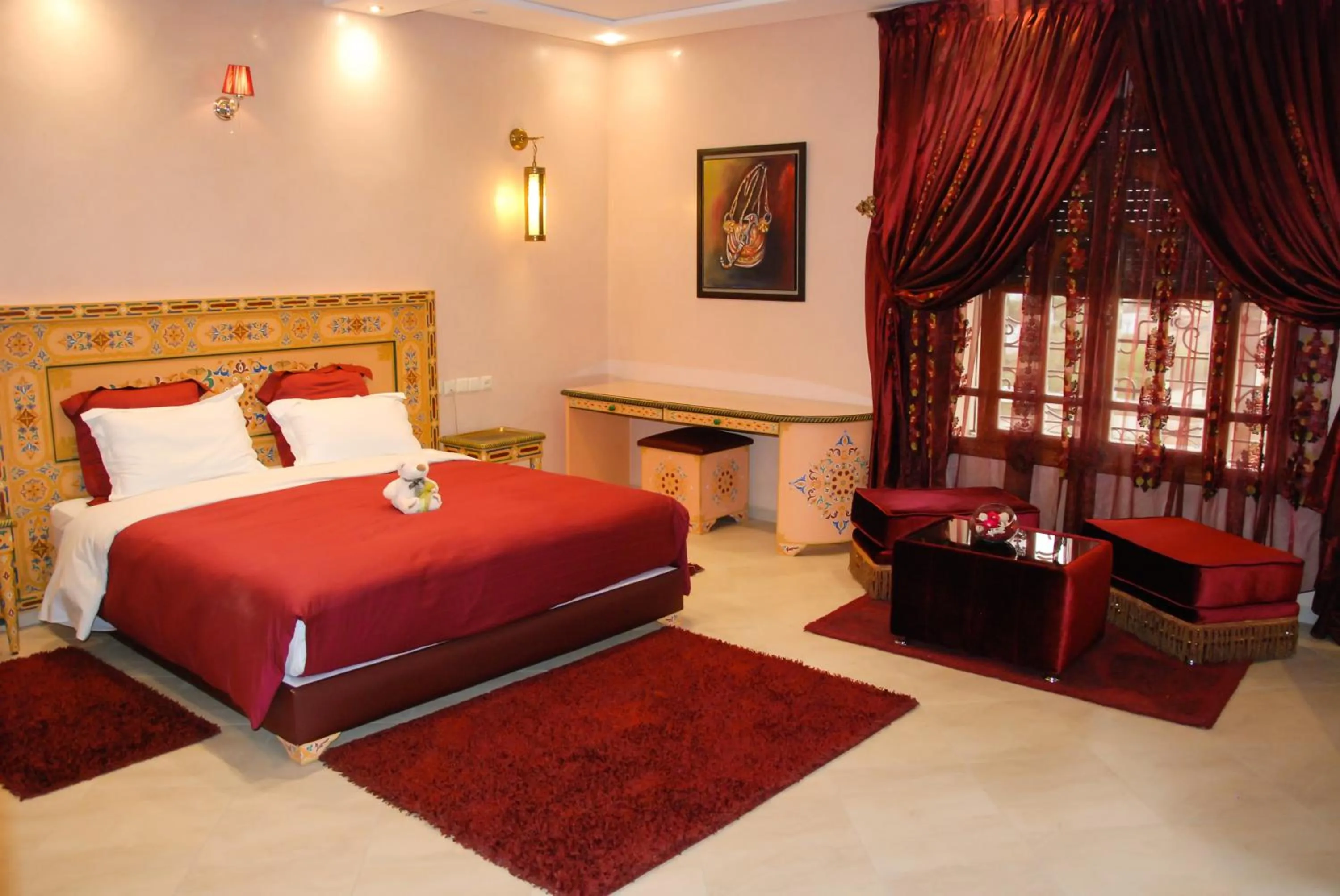 Bed in Riad Noumidya