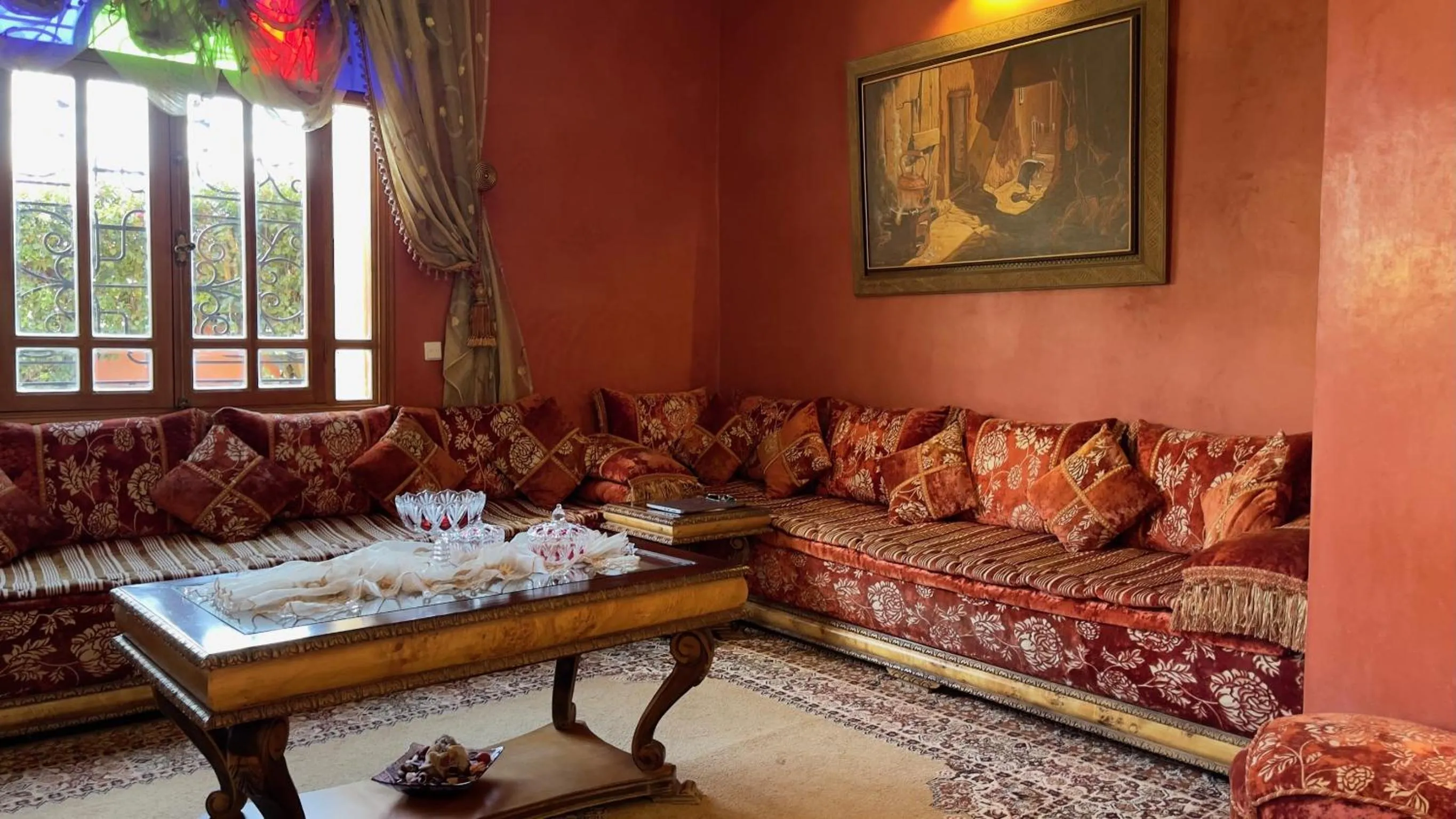 Living room in Riad Noumidya