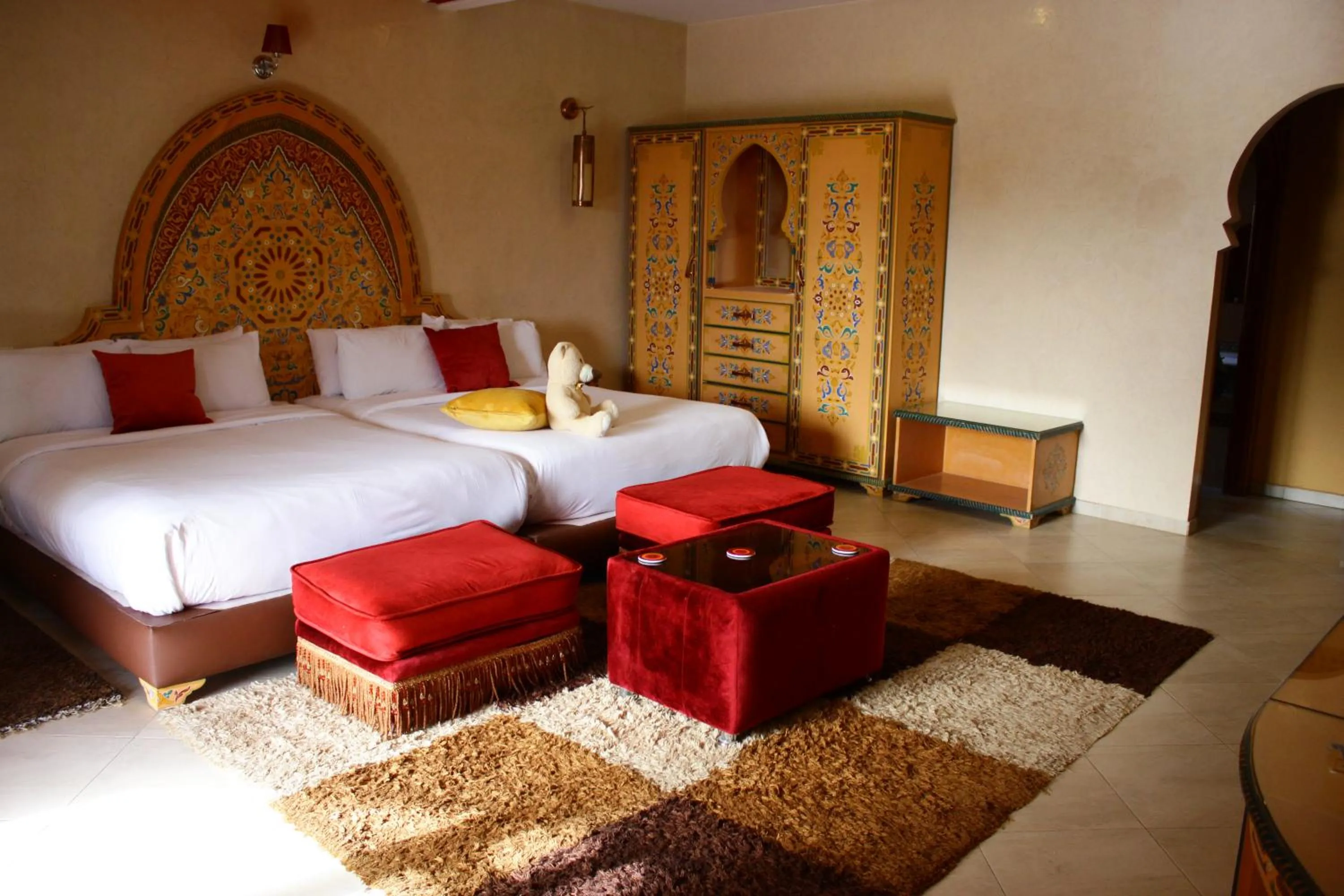 Bed in Riad Noumidya