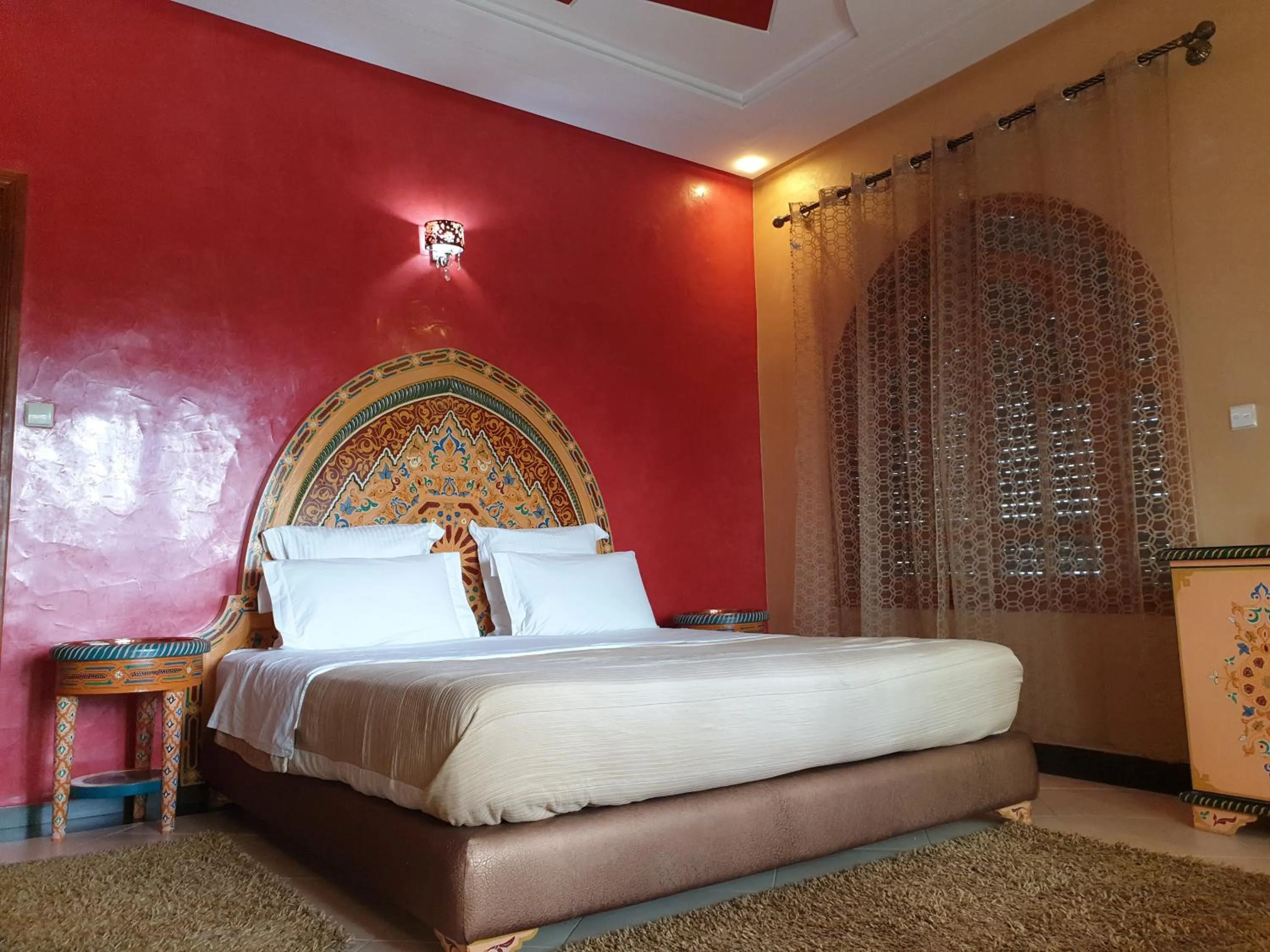 Bed in Riad Noumidya