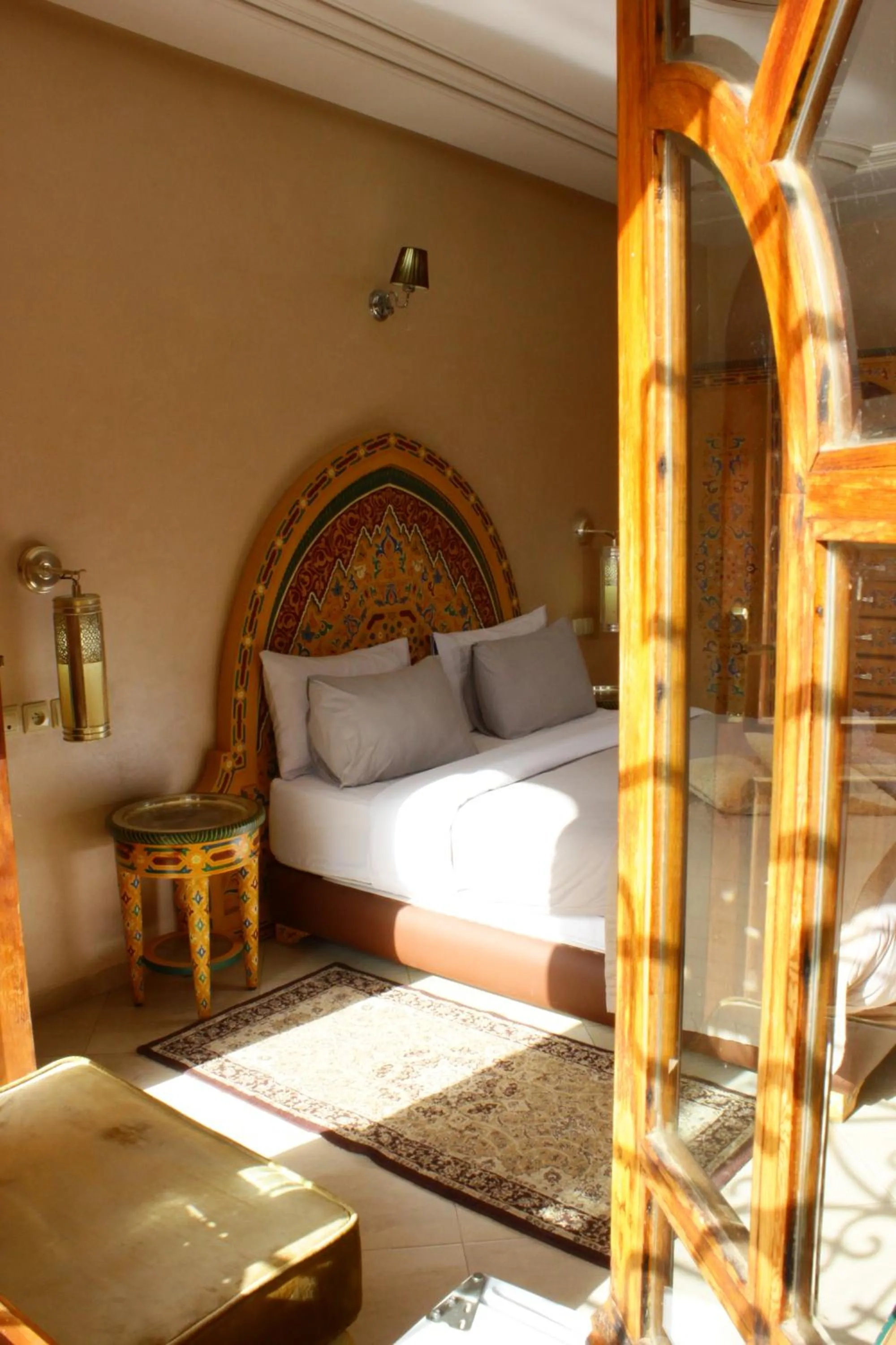 Bed in Riad Noumidya