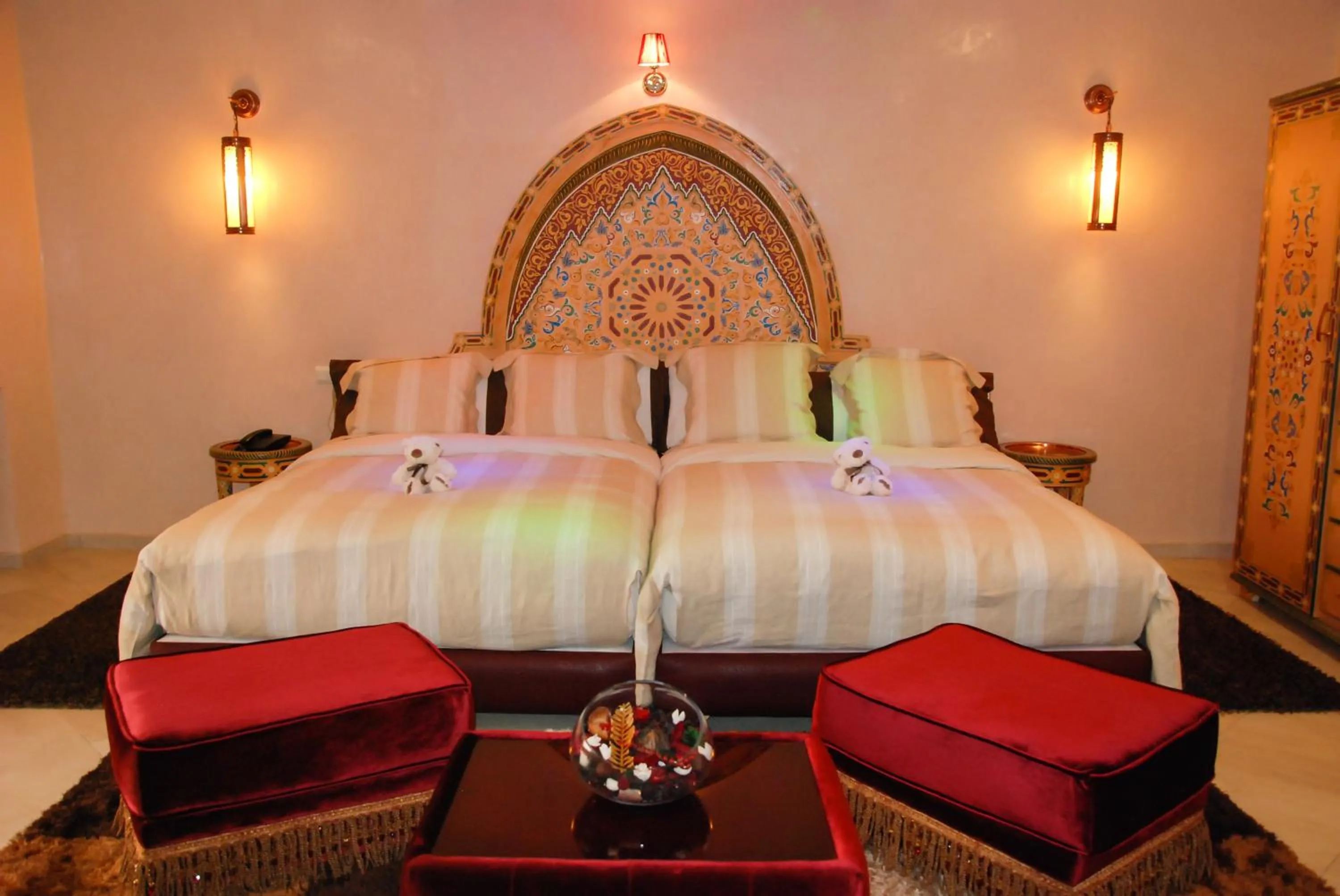Bed in Riad Noumidya