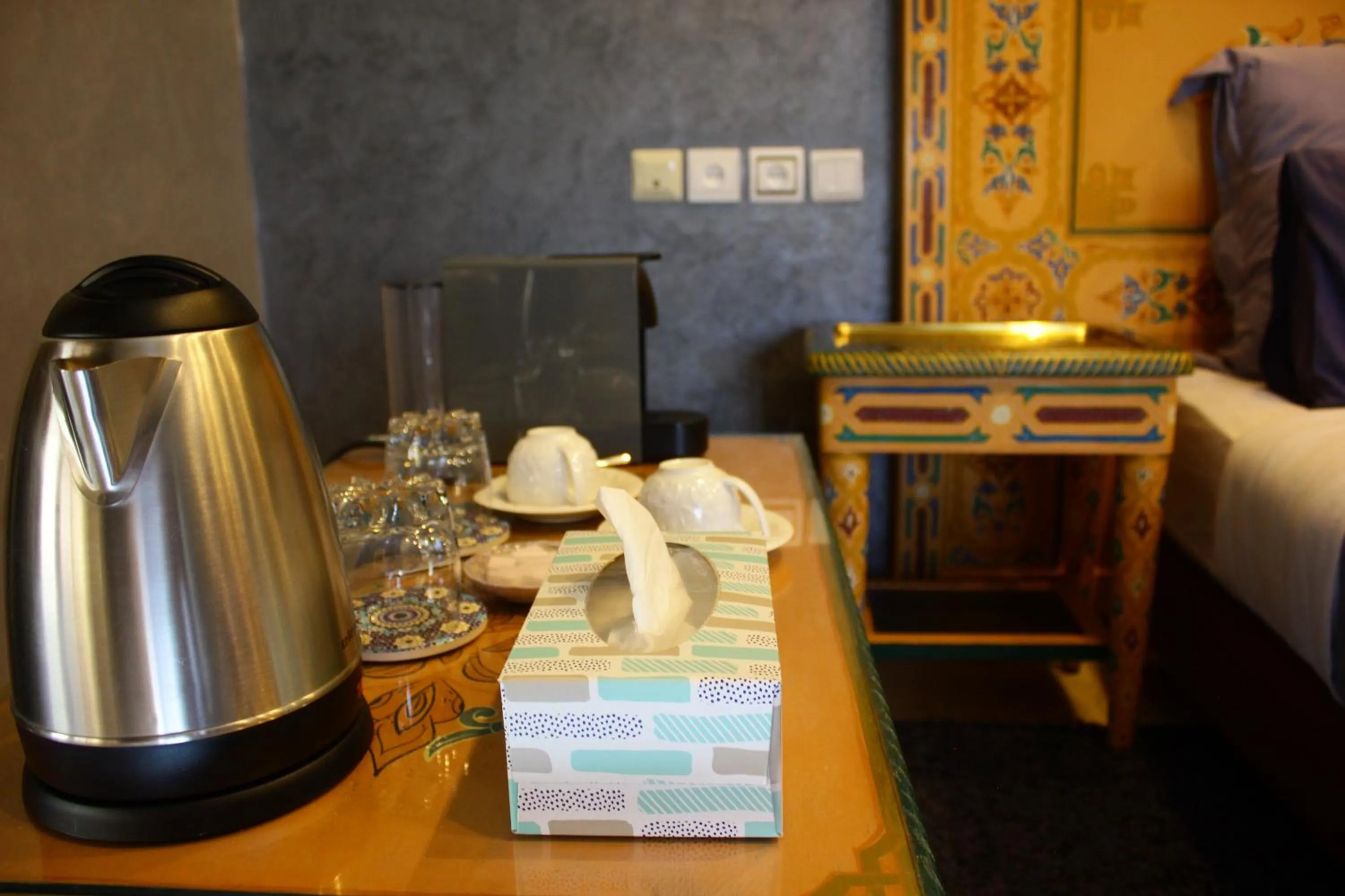 Bed in Riad Noumidya