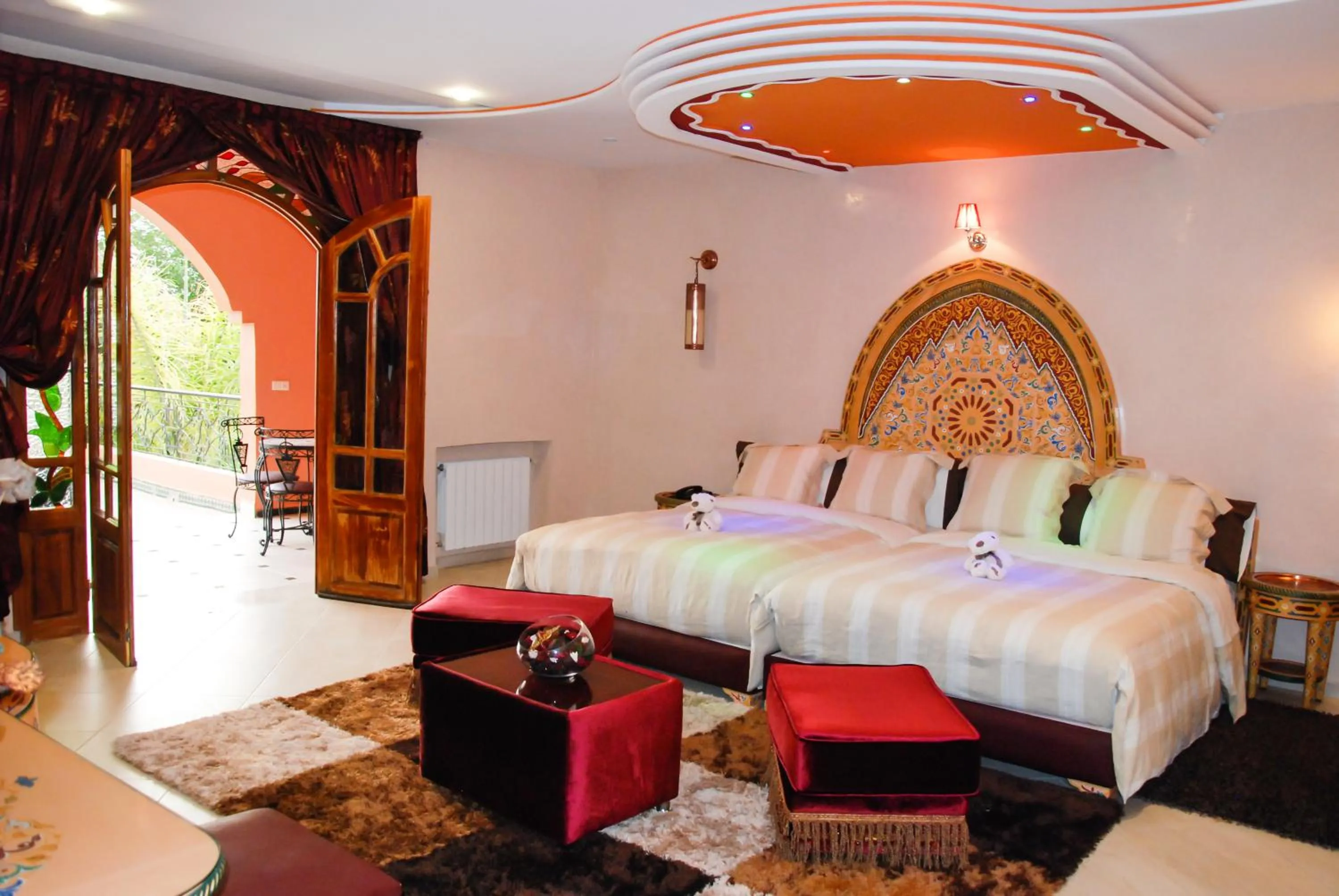 Bed in Riad Noumidya
