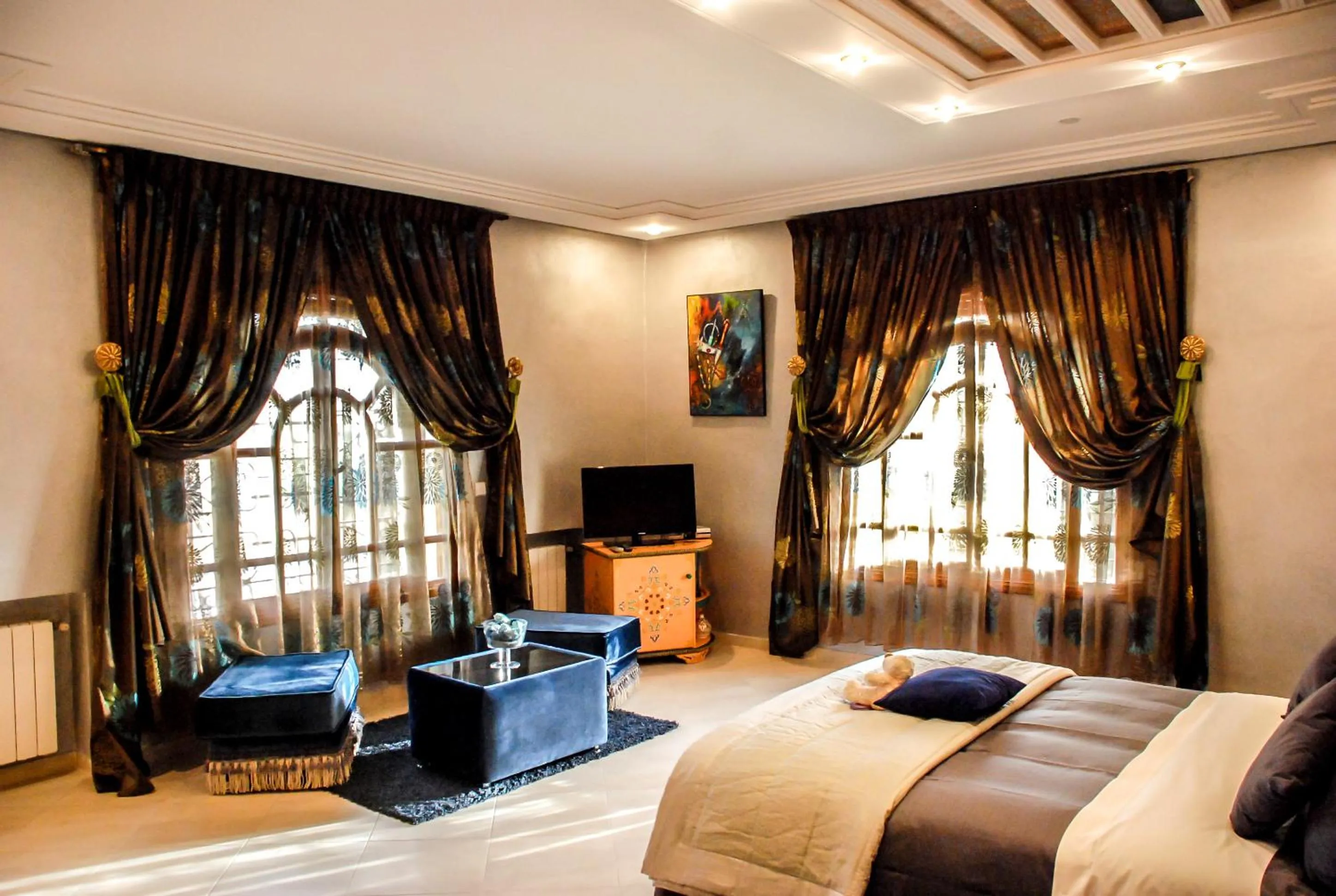 Bed in Riad Noumidya