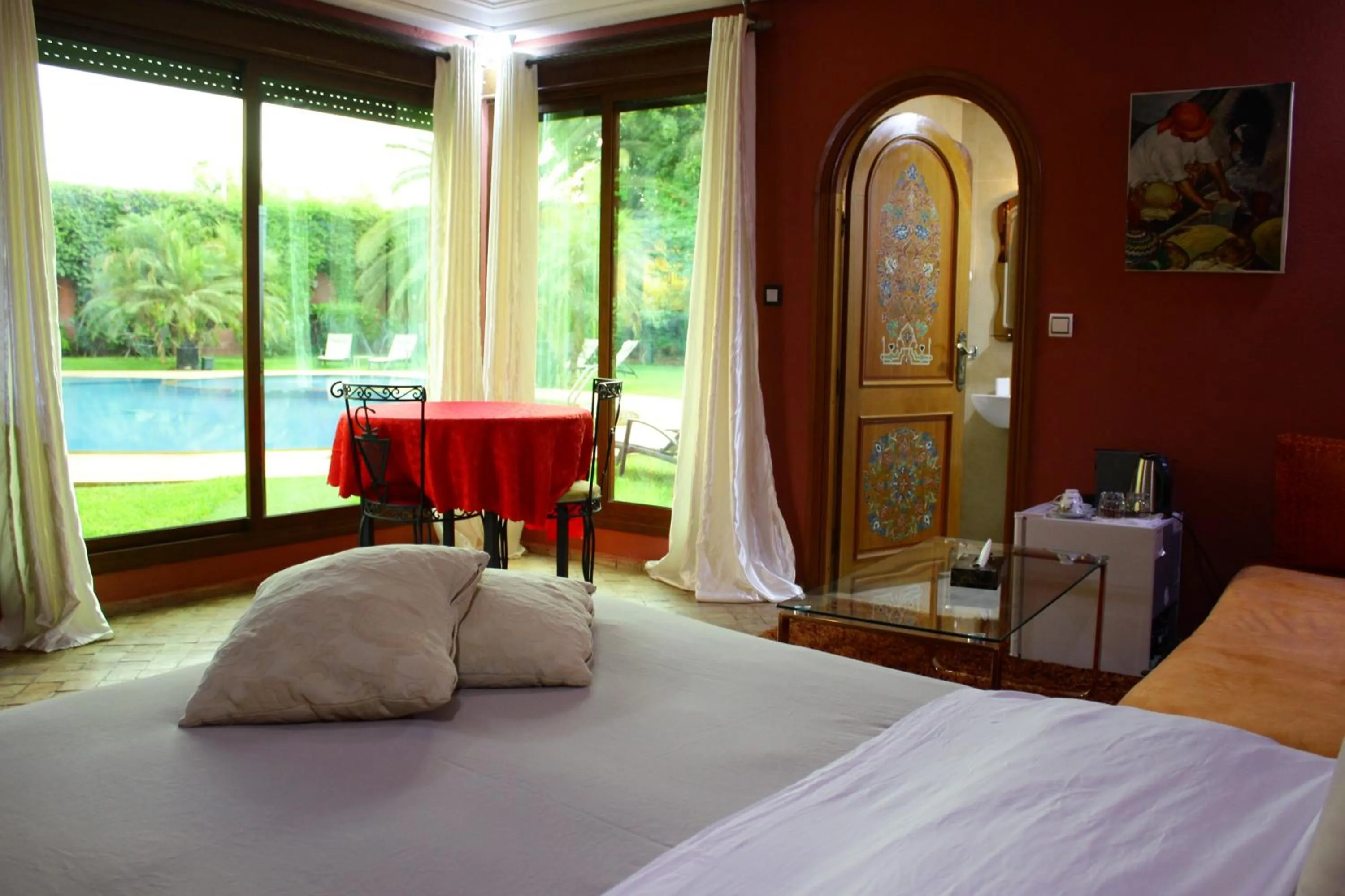 Bed in Riad Noumidya