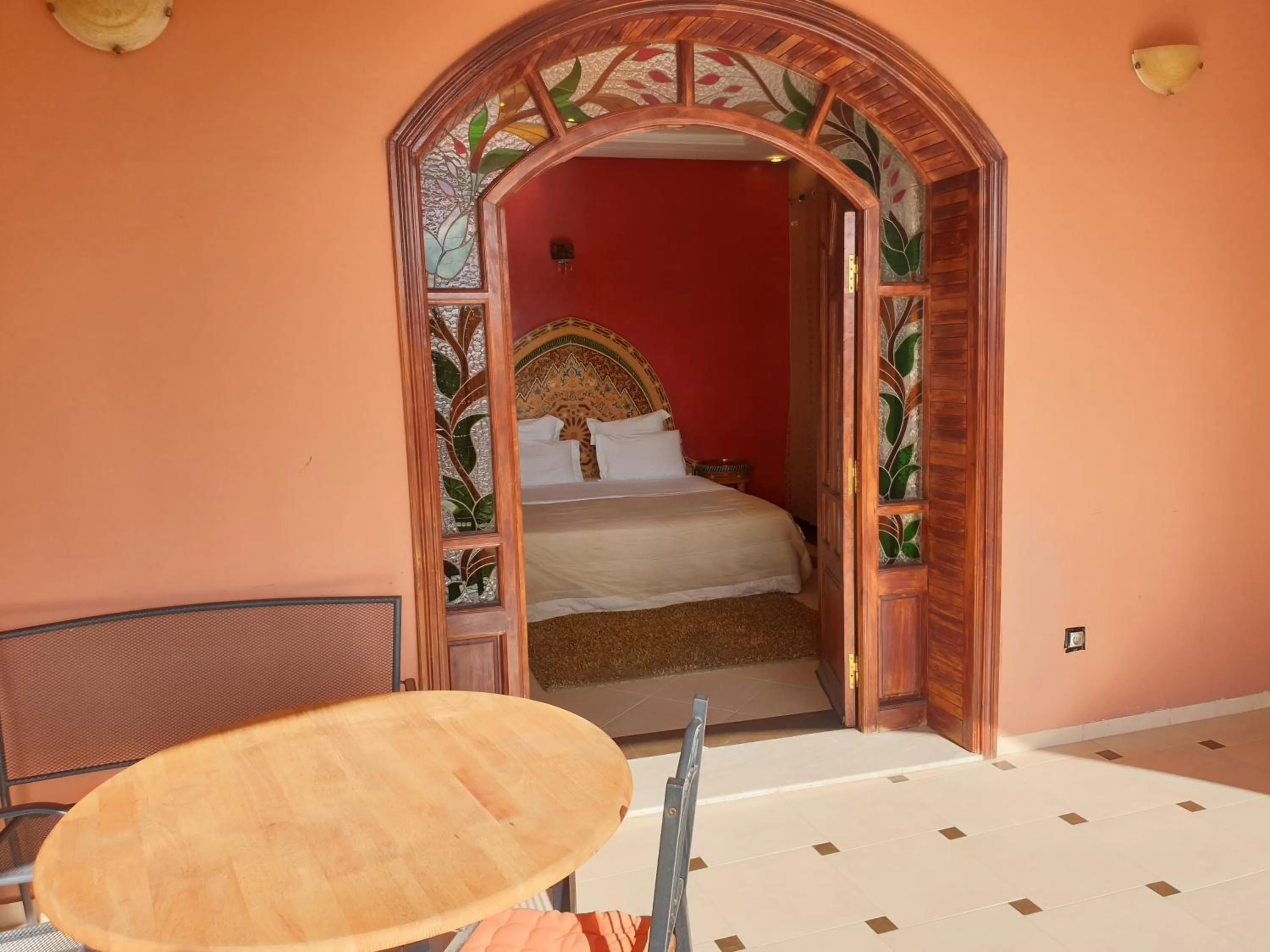 Bed in Riad Noumidya