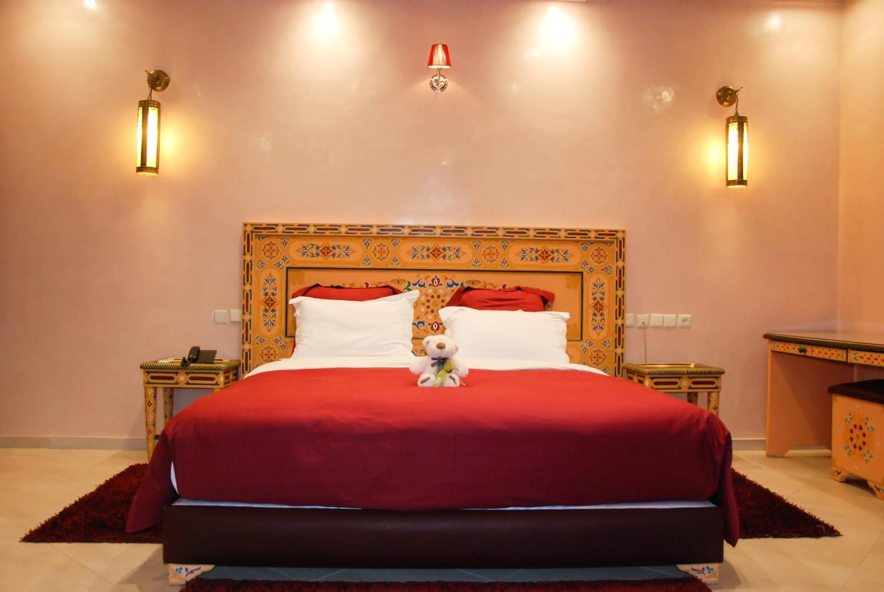 Bed in Riad Noumidya