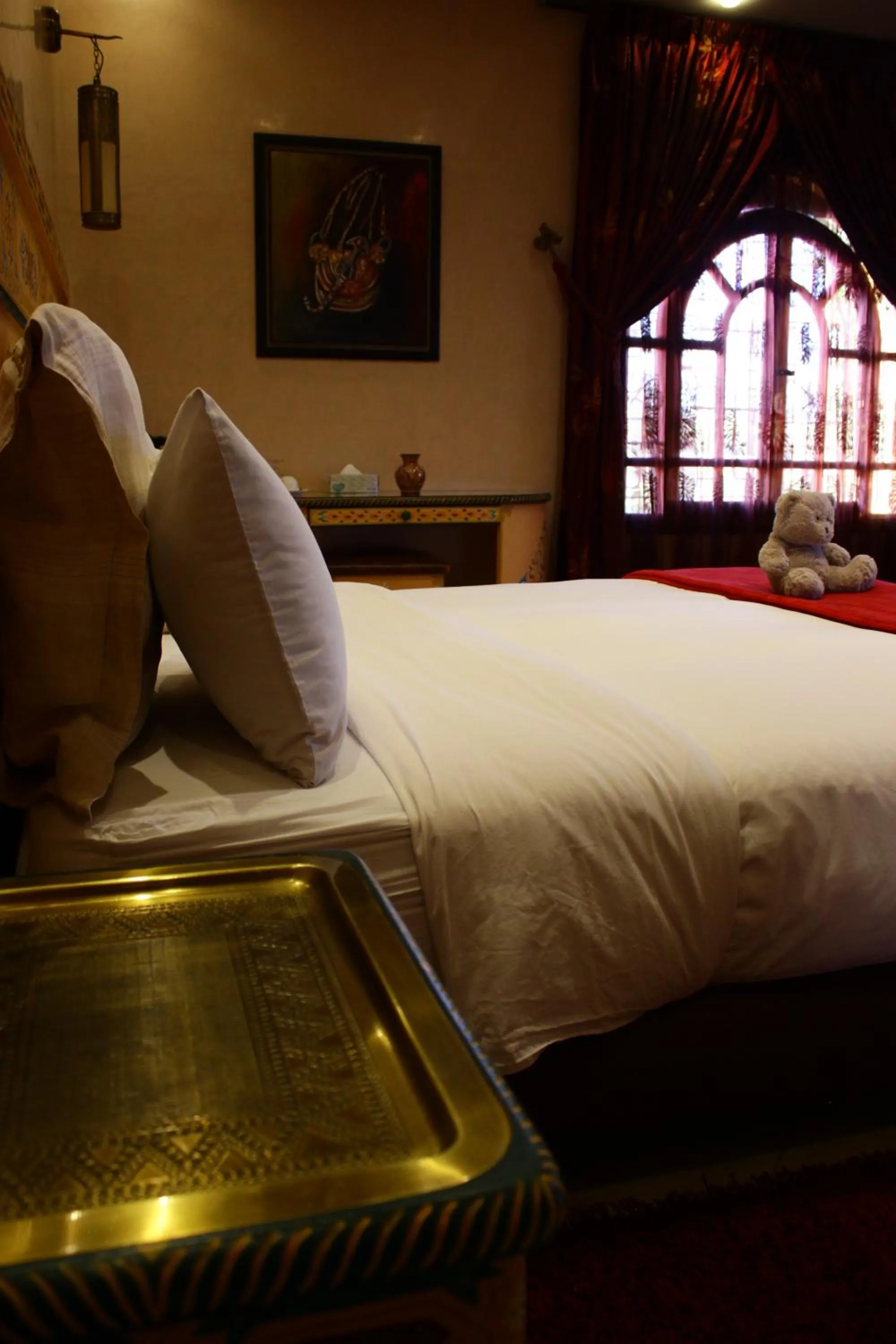 Bed in Riad Noumidya
