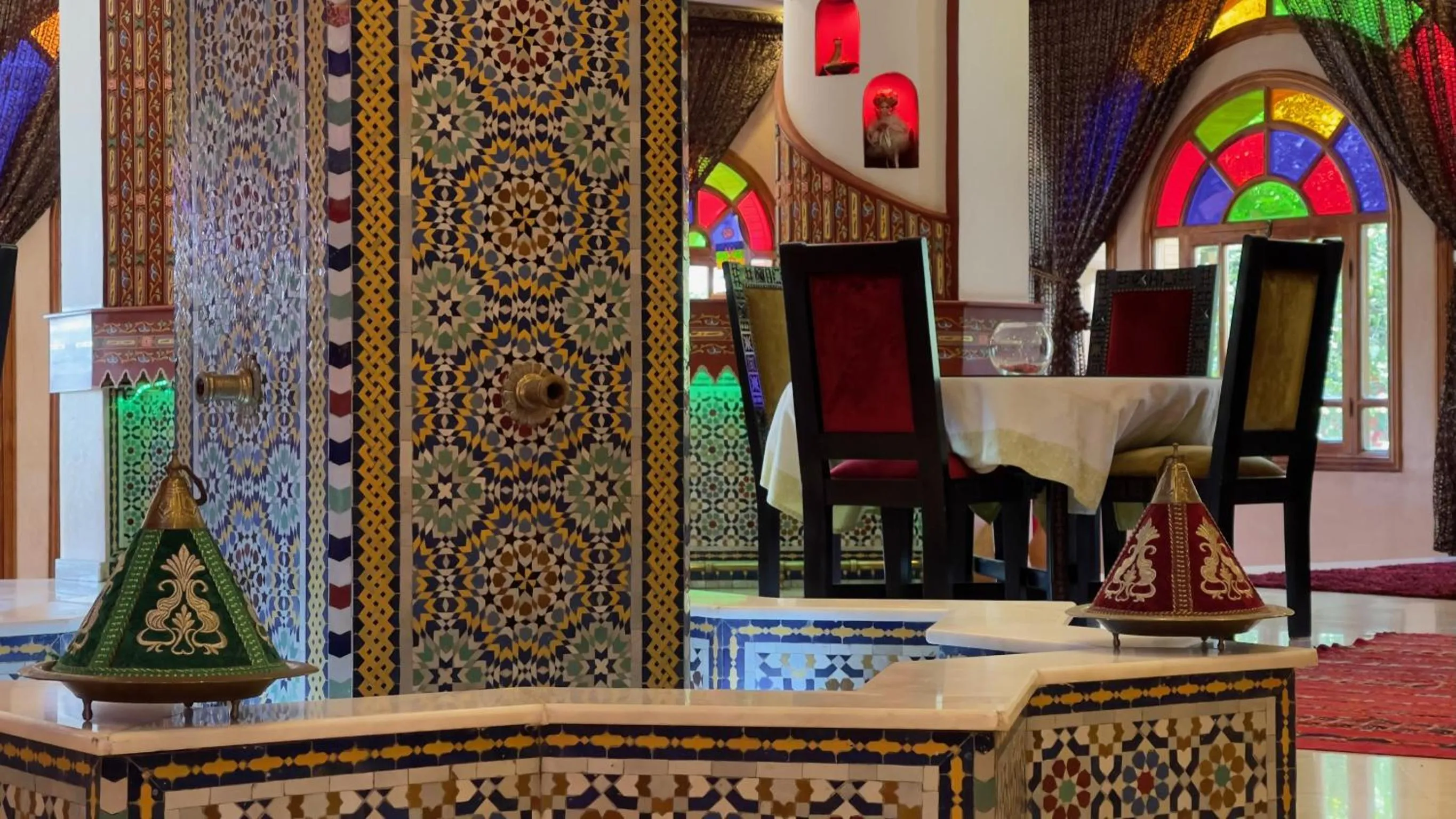 Decorative detail in Riad Noumidya