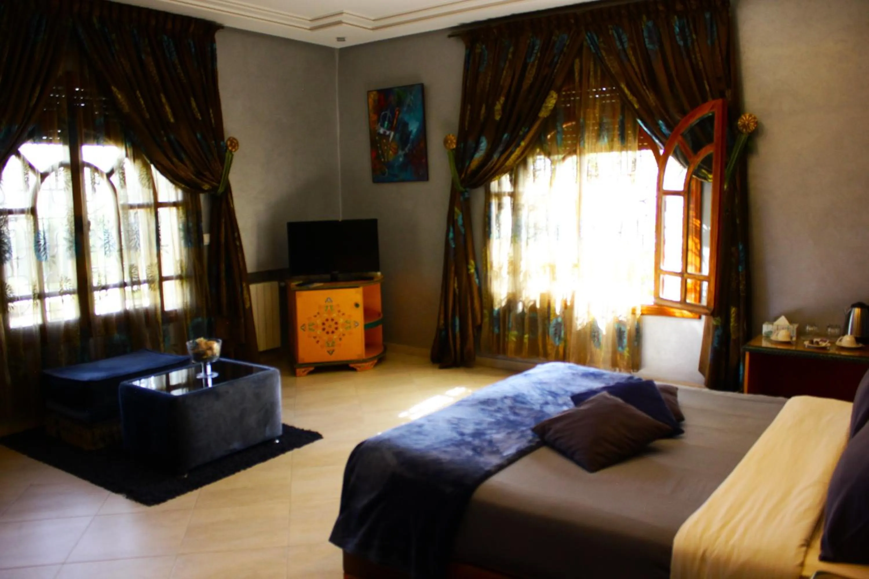 Bed in Riad Noumidya