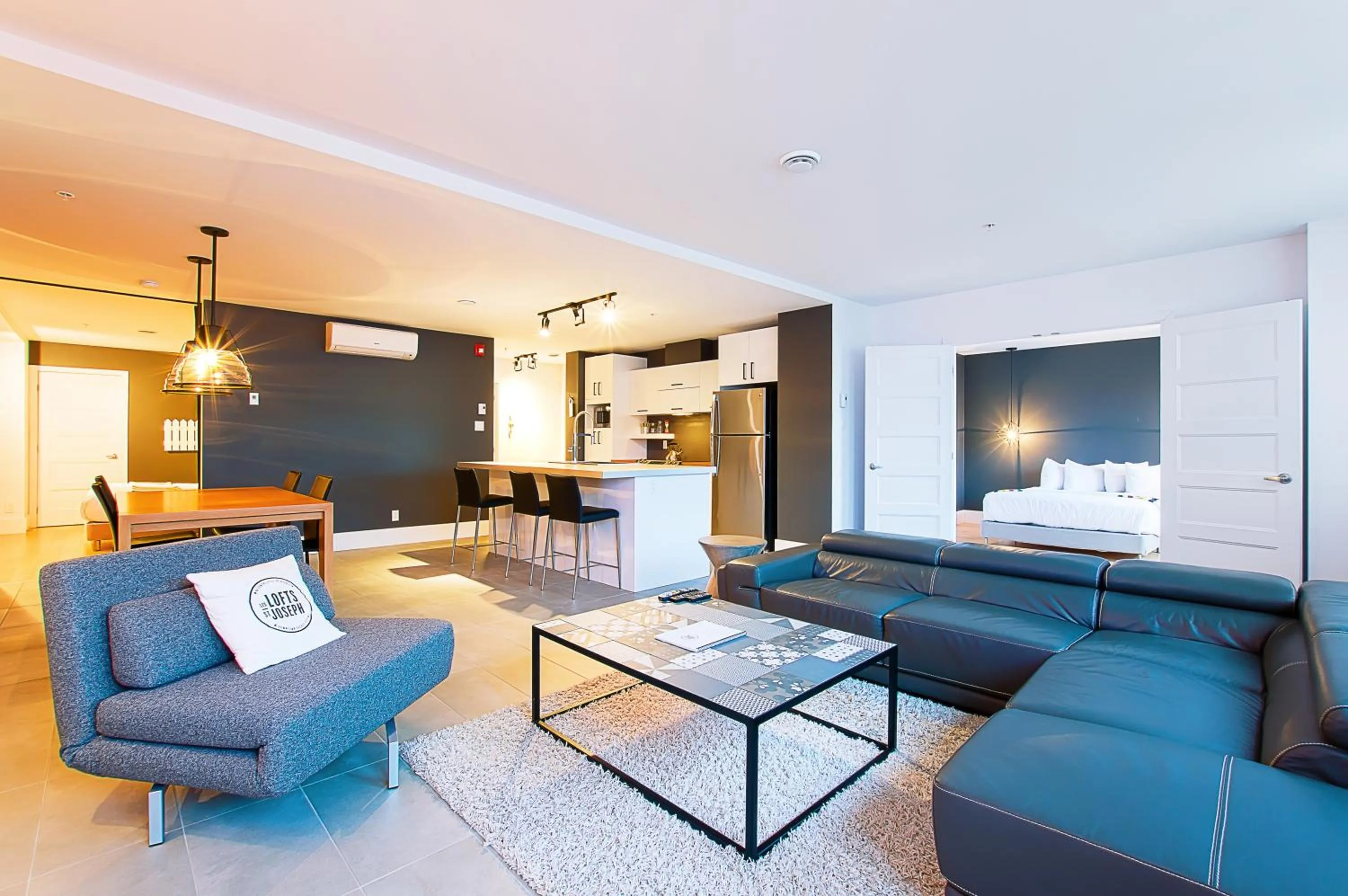 Living room in Les Lofts St-Joseph - Par Les Lofts Vieux-Québec