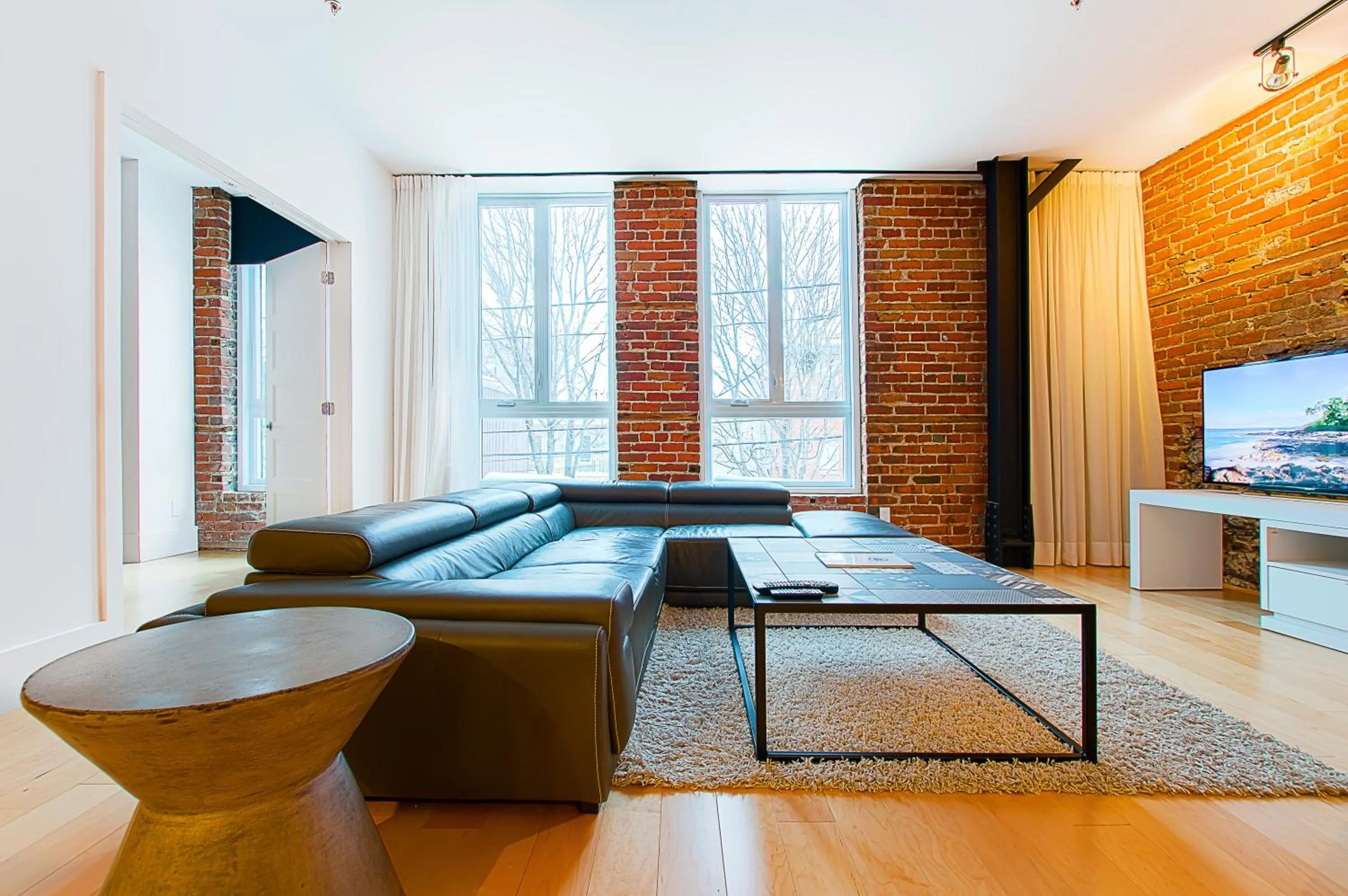 Living room in Les Lofts St-Joseph - Par Les Lofts Vieux-Québec