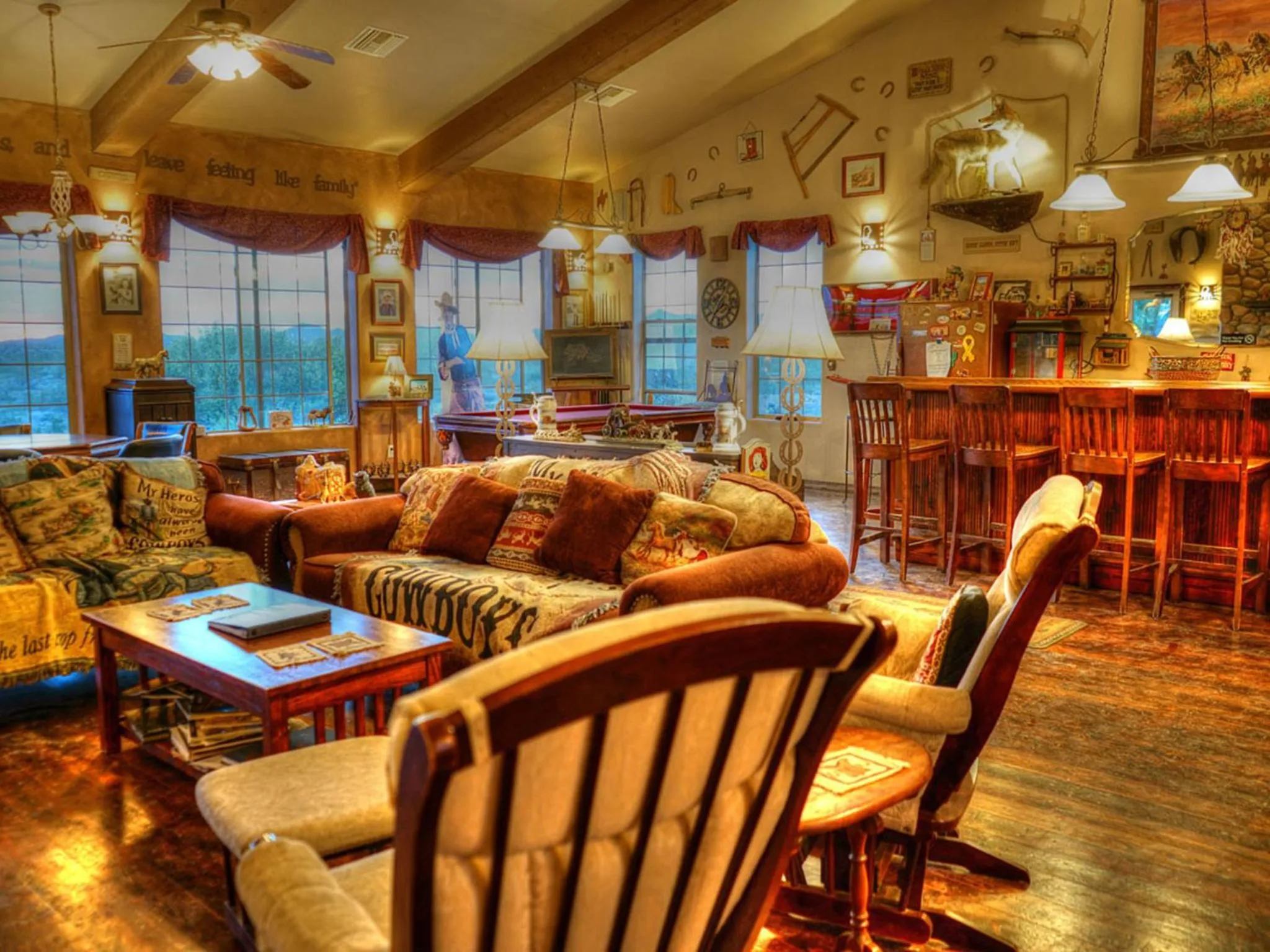 Lobby or reception in Stagecoach Trails Guest Ranch