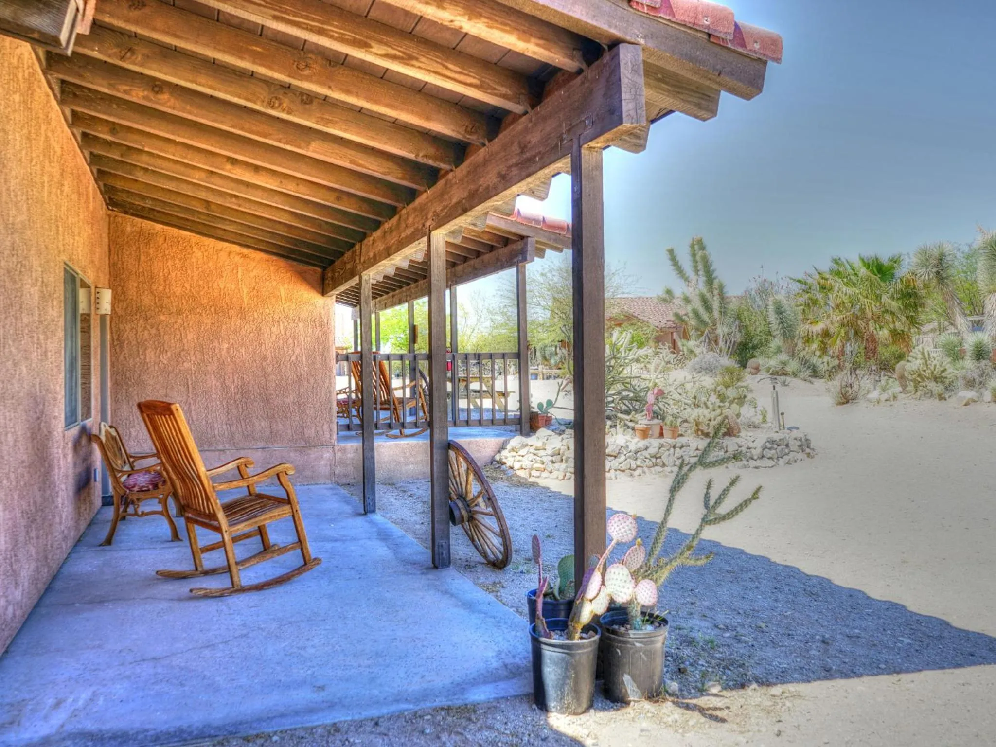 Patio in Stagecoach Trails Guest Ranch