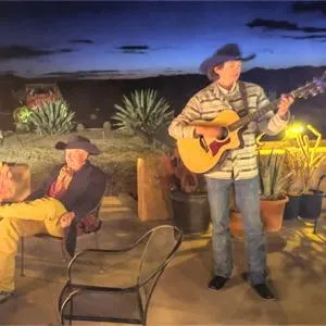 Evening entertainment in Stagecoach Trails Guest Ranch