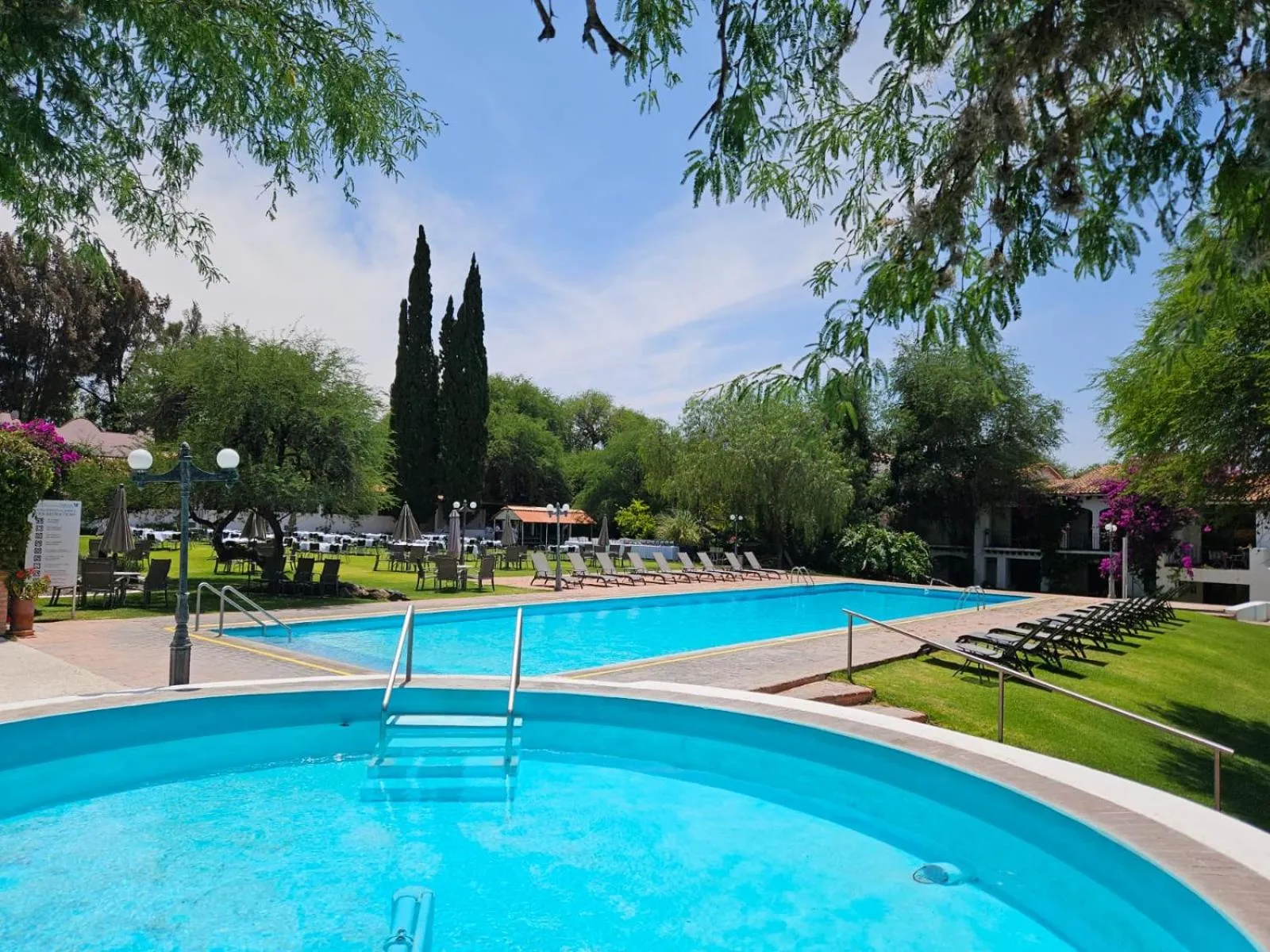 Swimming pool in Hotel Hacienda Taboada (Aguas Termales)
