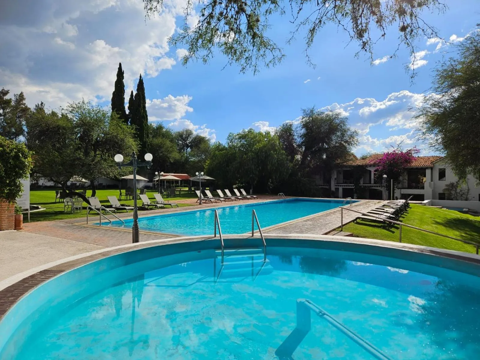 Swimming pool in Hotel Hacienda Taboada (Aguas Termales)