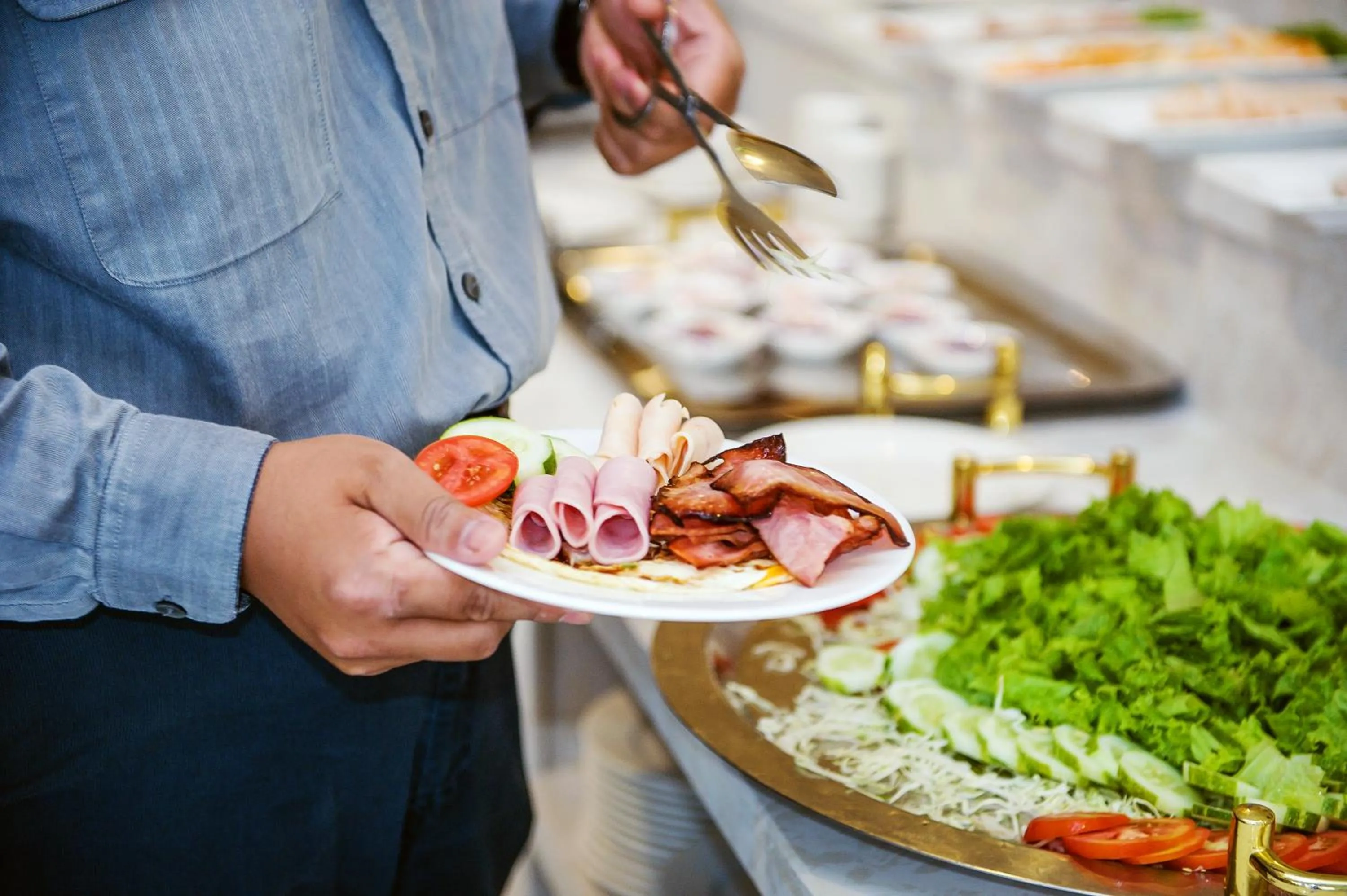 Buffet breakfast in Muong Thanh Grand Ha Tinh Hotel