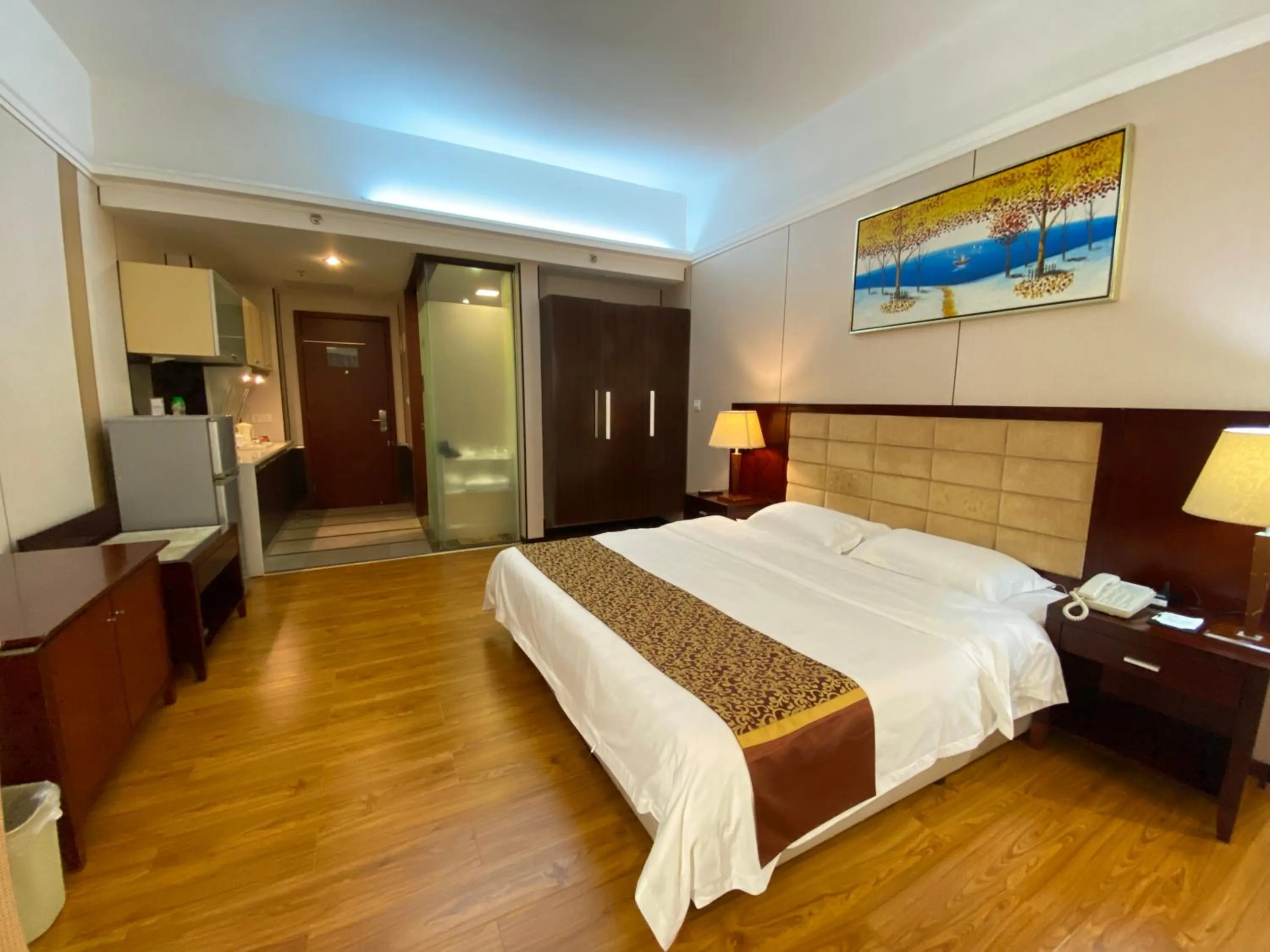 bunk bed, Bed in 悦丰酒店广州银丰国际公寓北站店