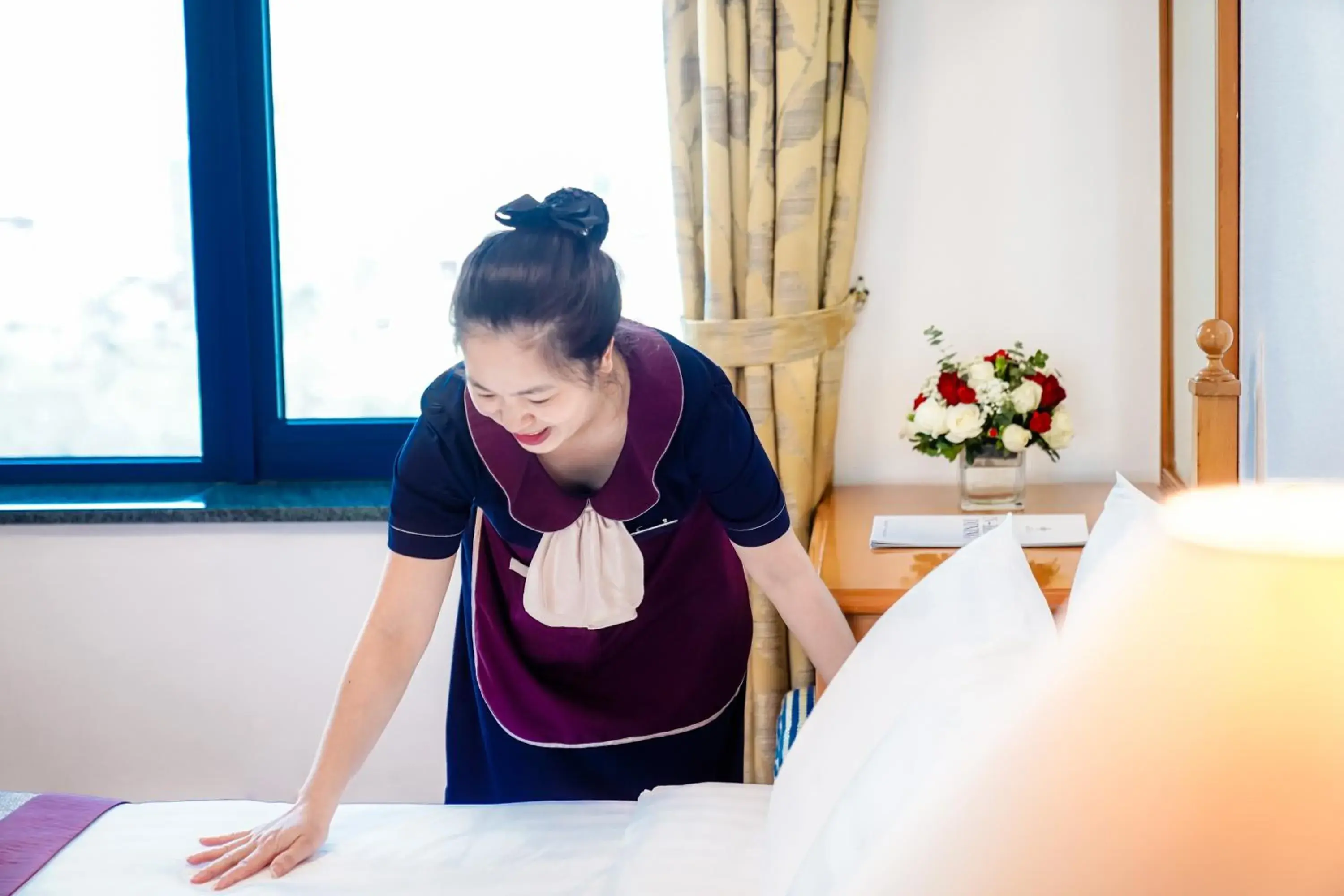 Bed in Daeha Serviced Apartment Bed in Daeha Serviced Apartment