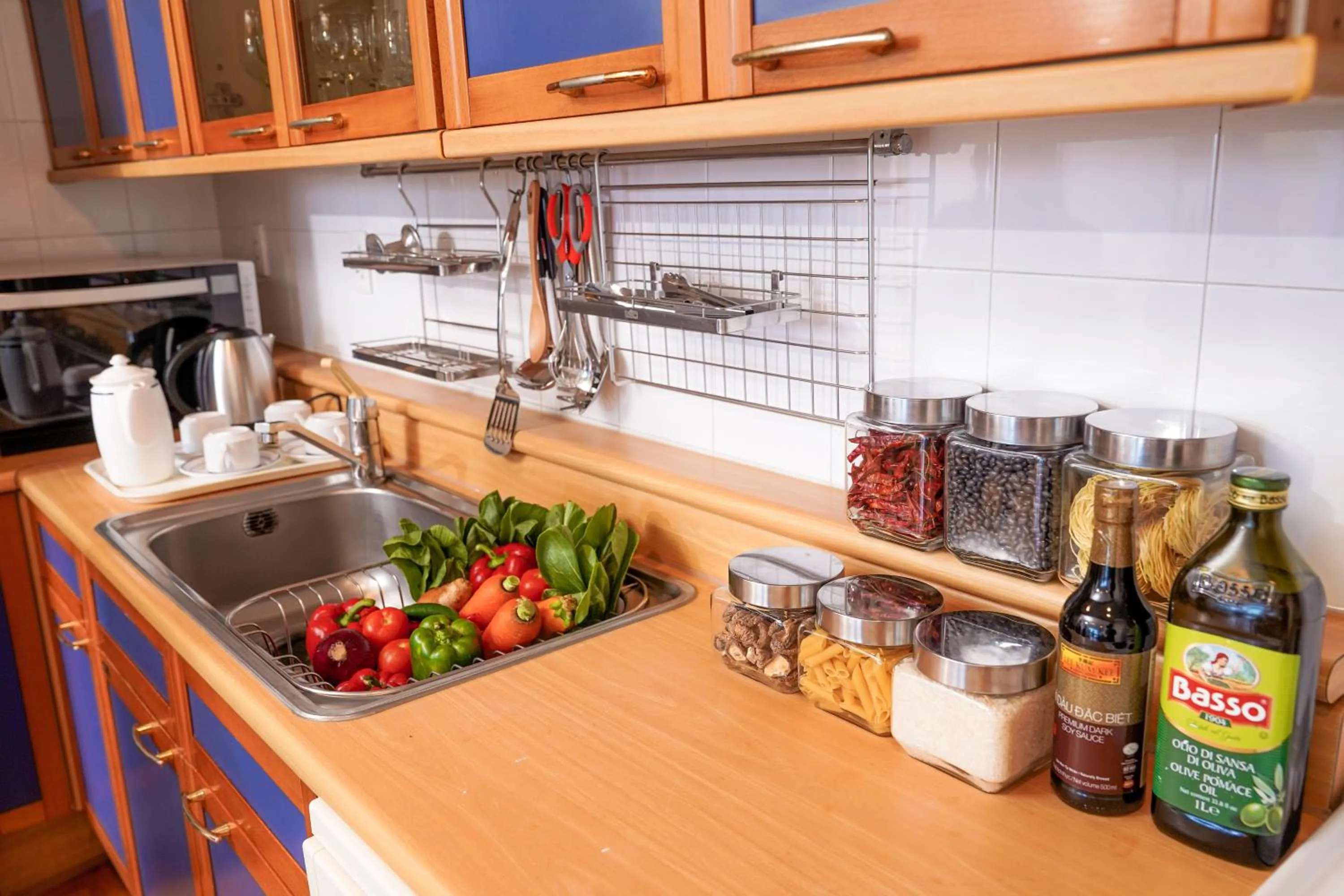 kitchen in Daeha Serviced Apartment