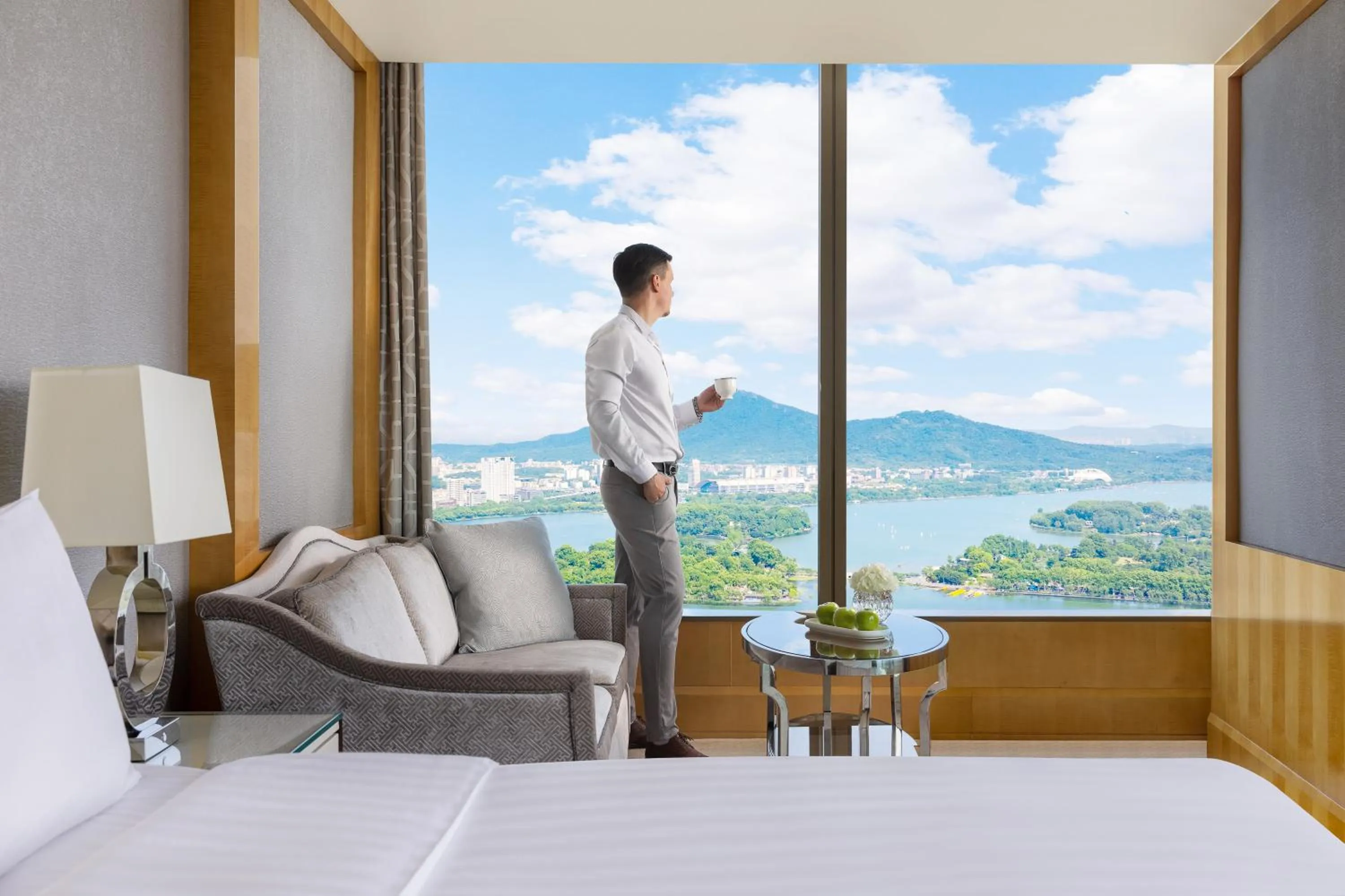 Lake view in Shangri-La Nanjing