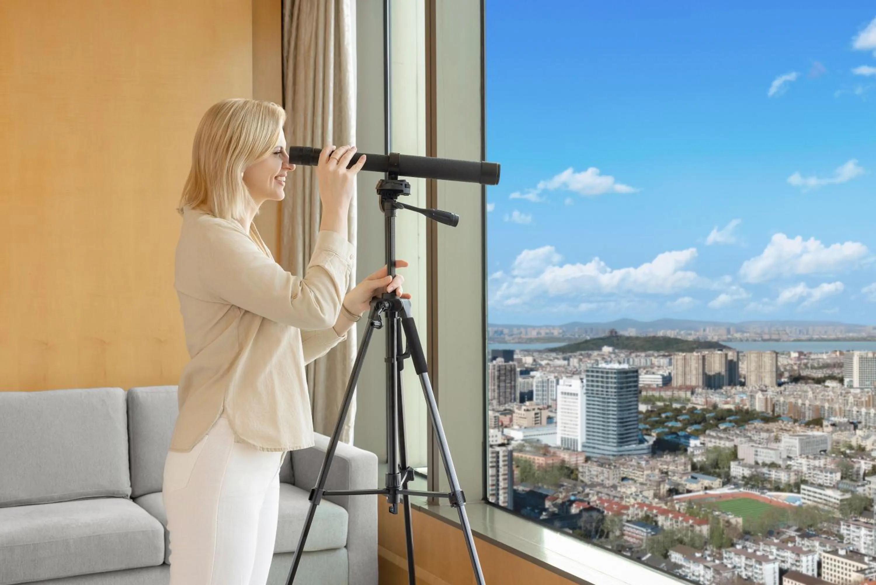 City view in Shangri-La Nanjing