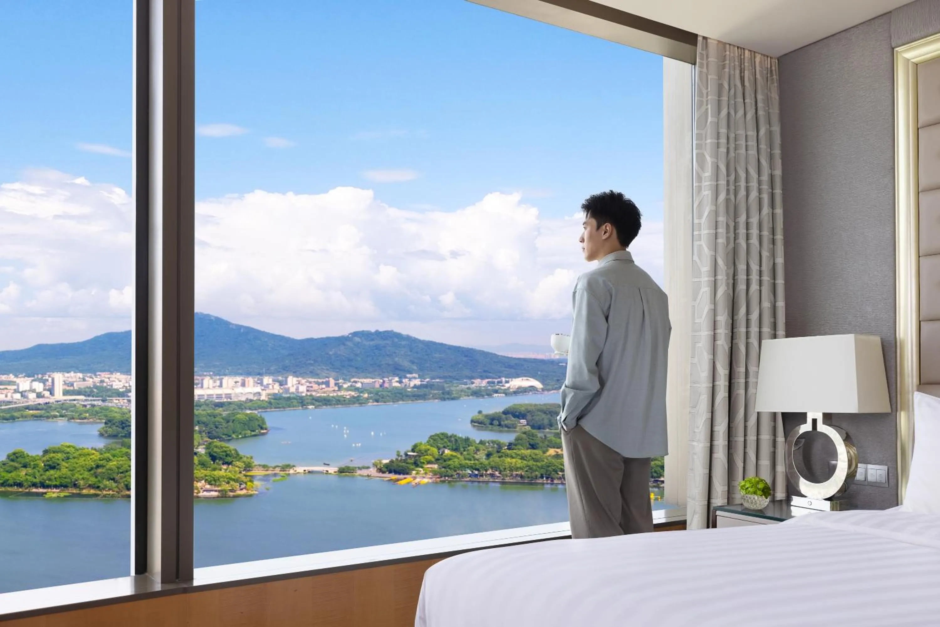 Lake view in Shangri-La Nanjing