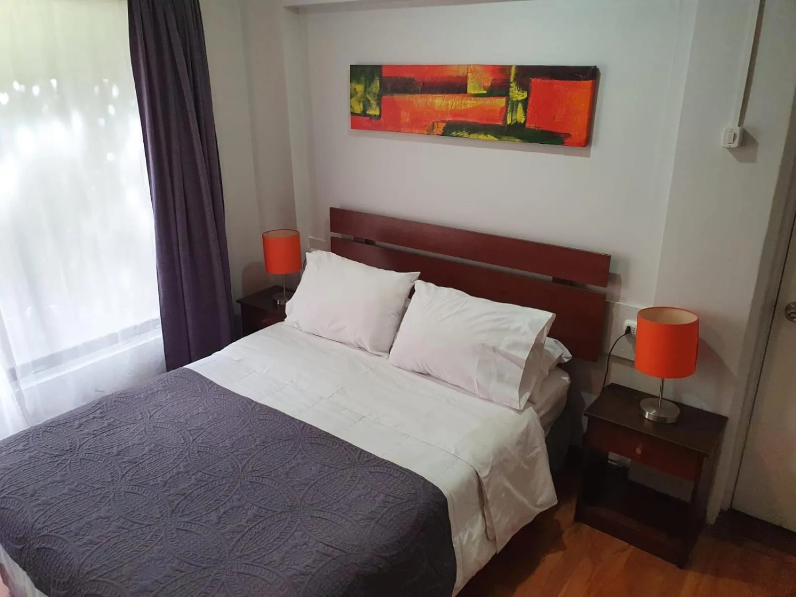 Bed in Hostal del Rio