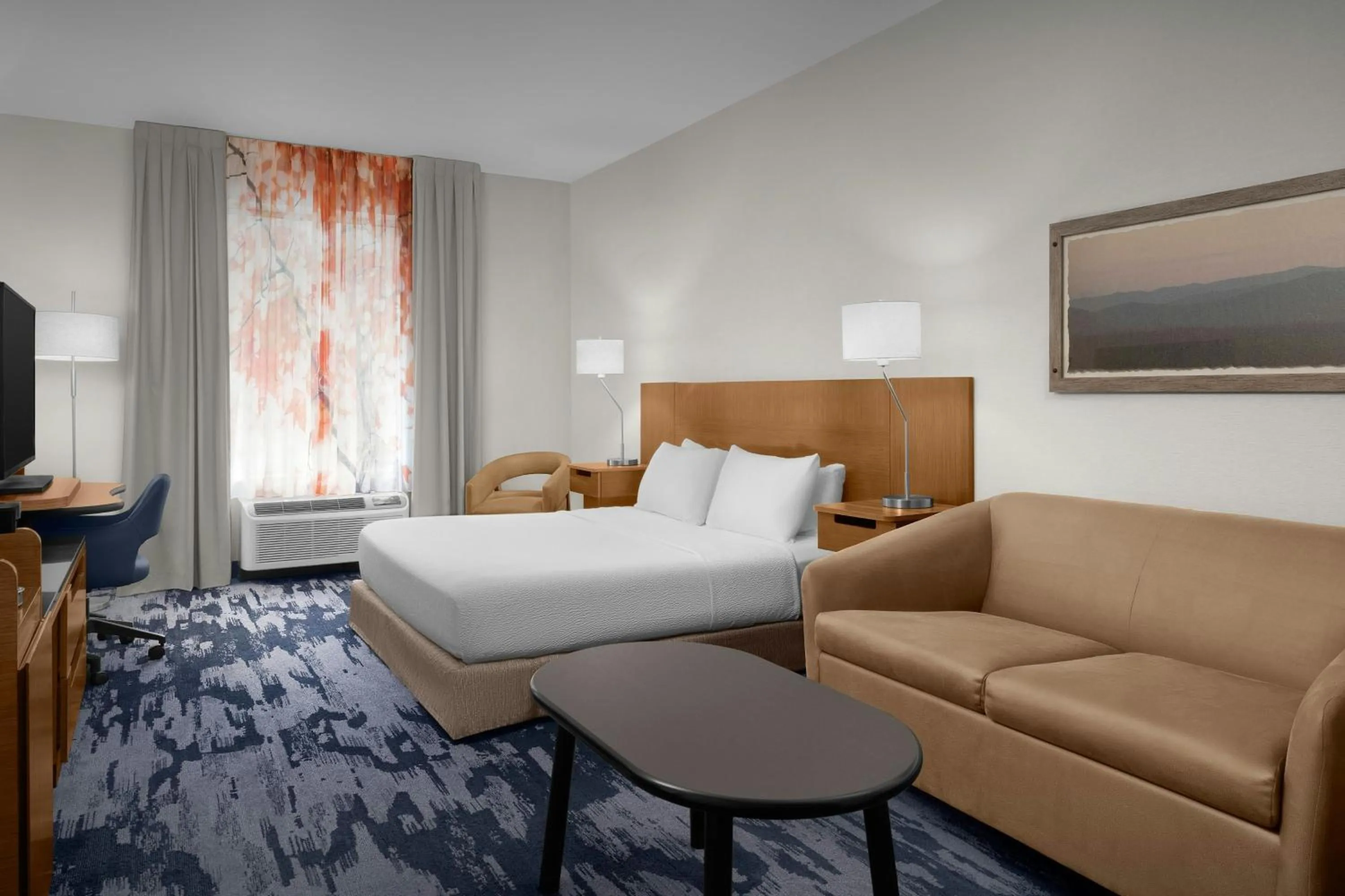 Bedroom, Bed in Fairfield Inn & Suites by Marriott Fayetteville North