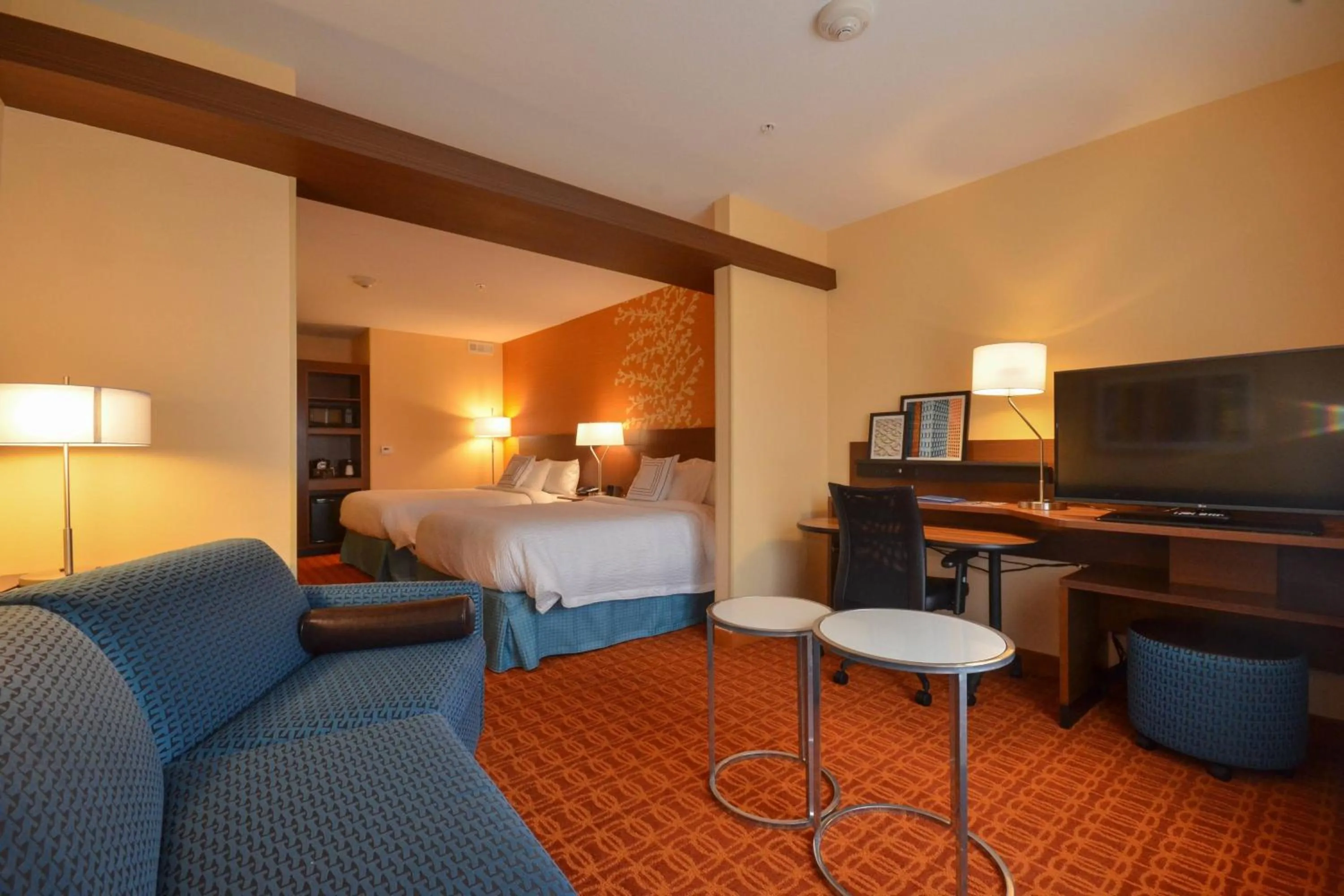 Bedroom, Bed in Fairfield Inn & Suites by Marriott St. Louis Pontoon Beach/Granite City, IL
