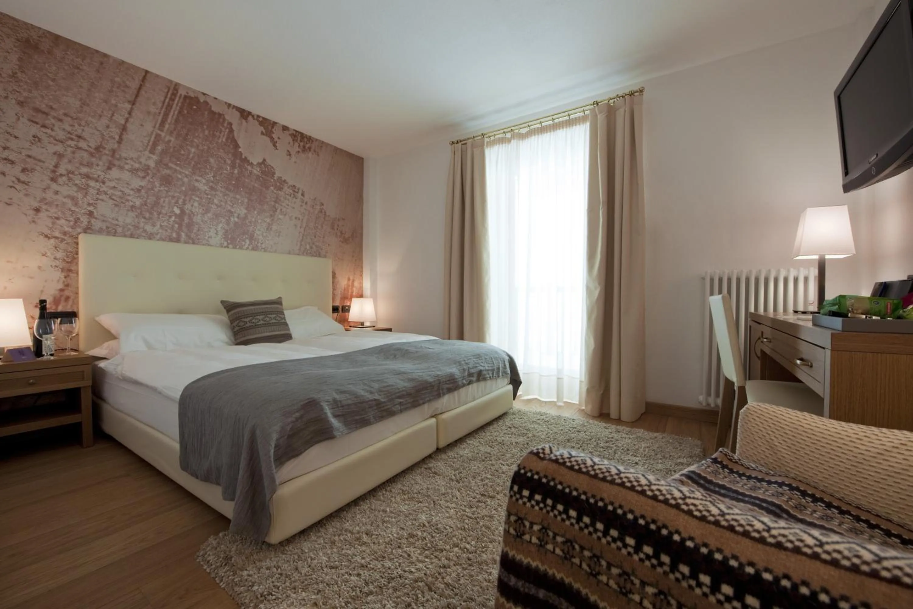 Bed in Hotel Principe delle Nevi