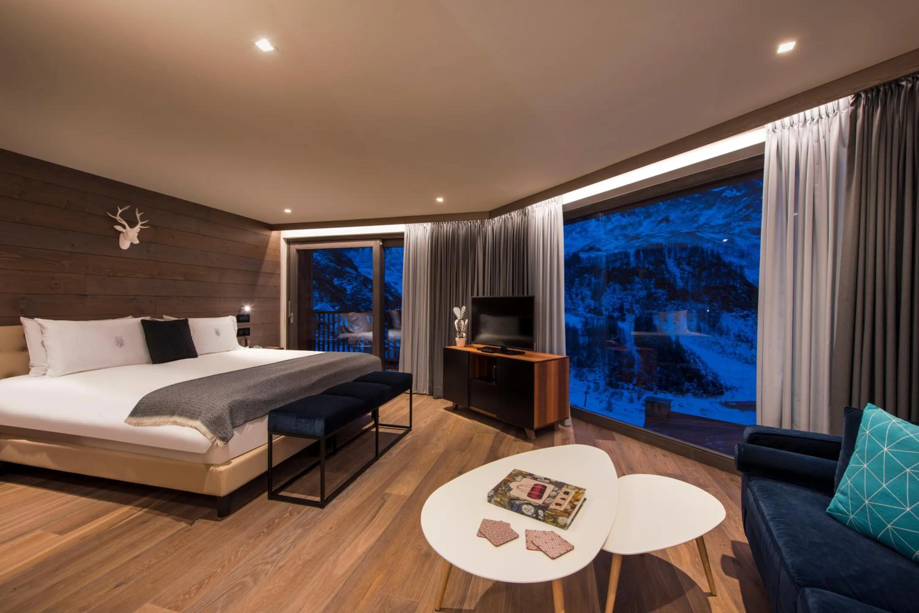 Bed in Hotel Principe delle Nevi