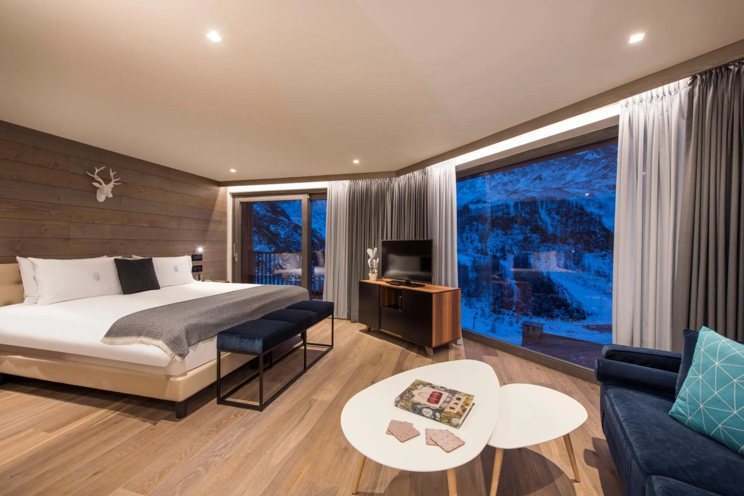 Bed in Hotel Principe delle Nevi