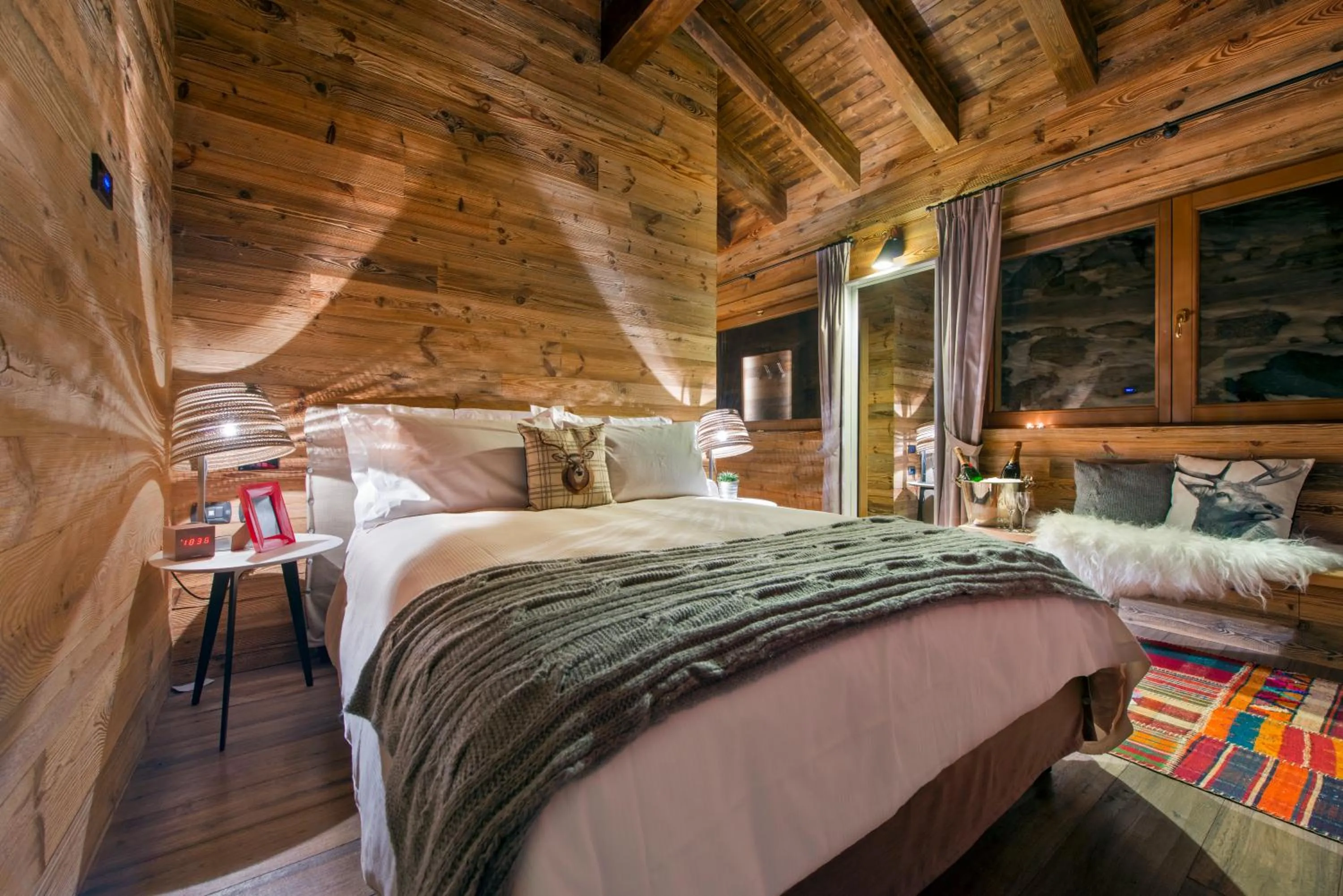 Bed in Hotel Principe delle Nevi