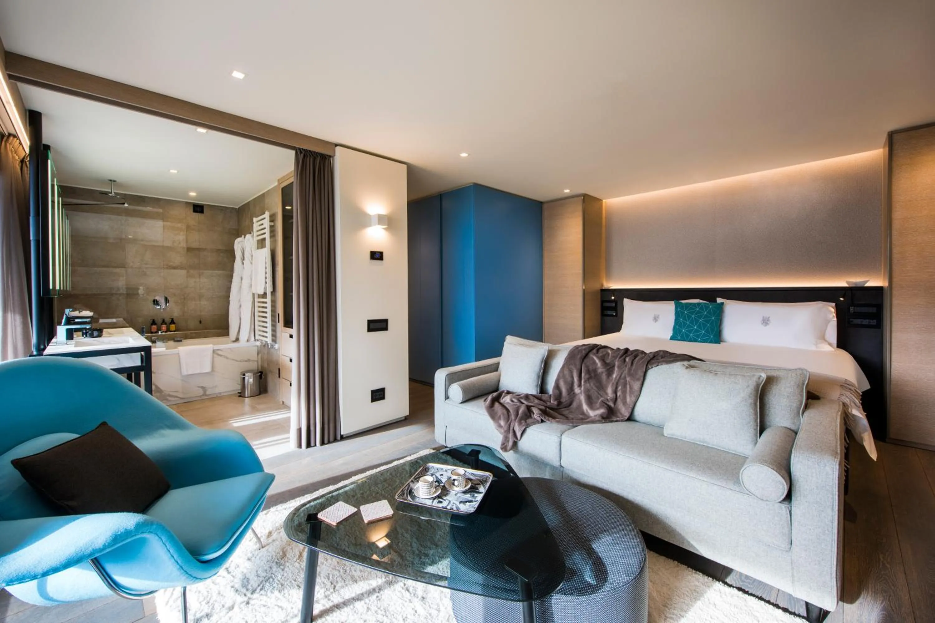 Bed in Hotel Principe delle Nevi