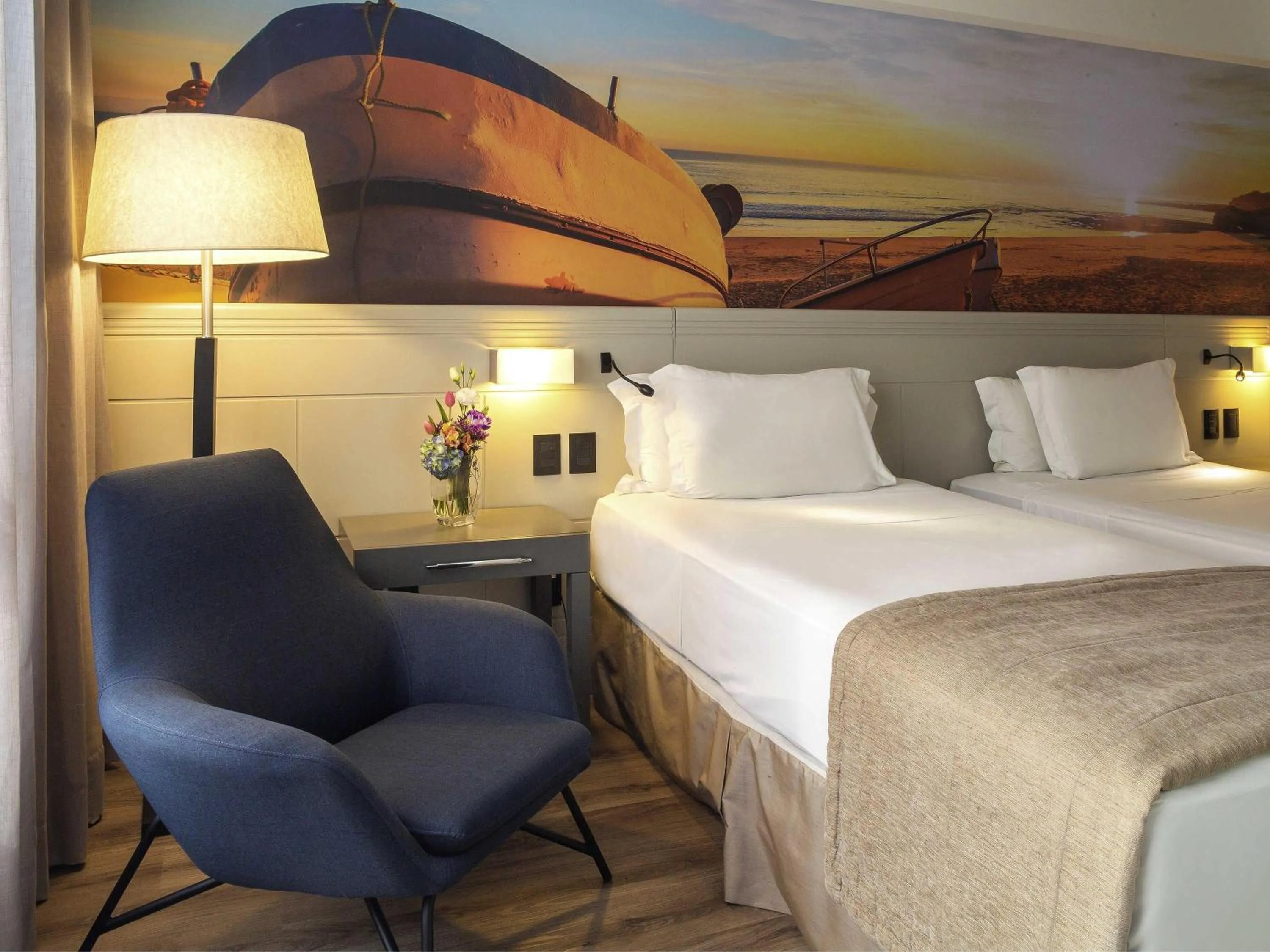 Bedroom, Bed in Novotel Florianopolis