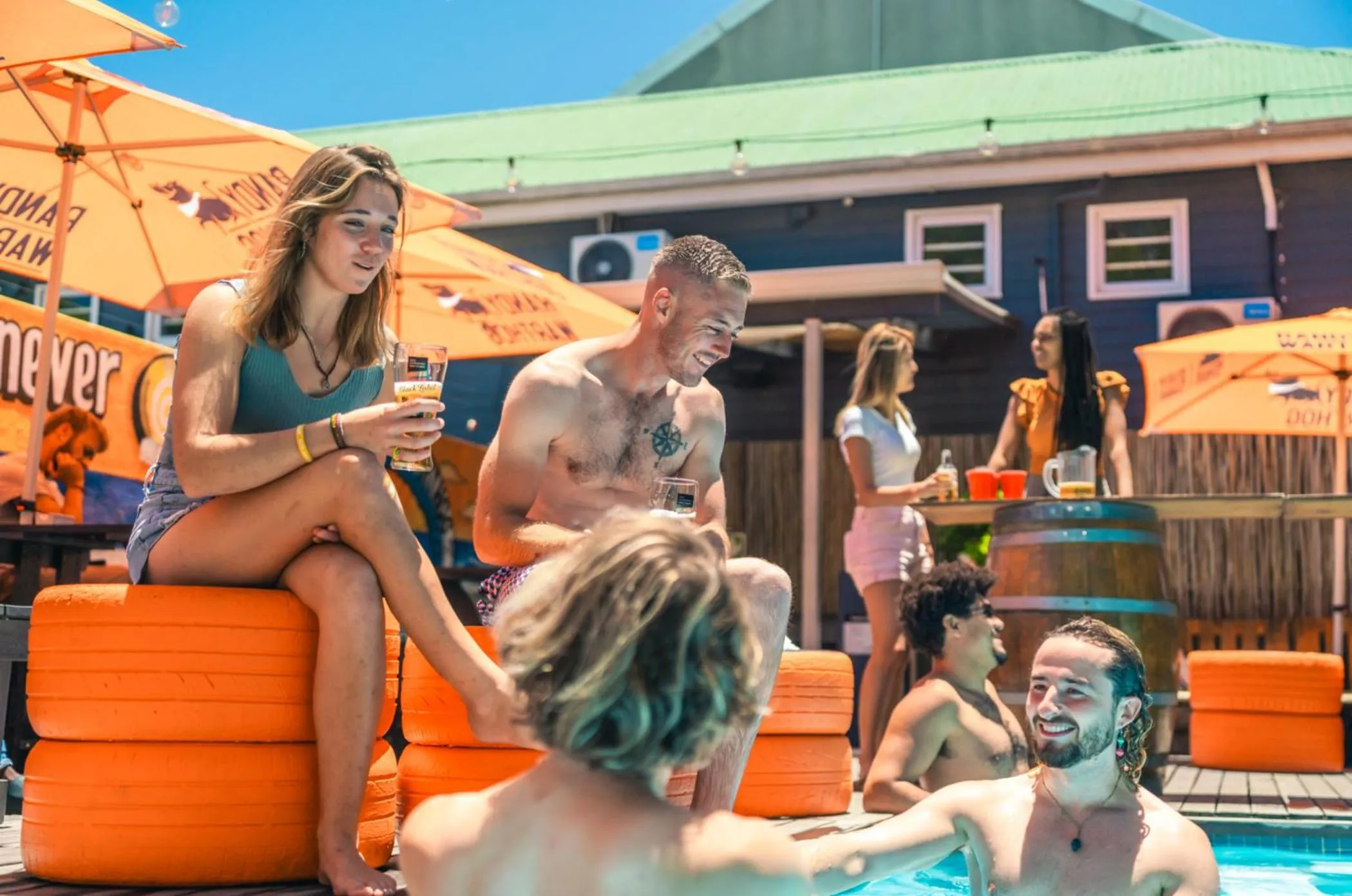 Swimming pool in Never at Home Green Point