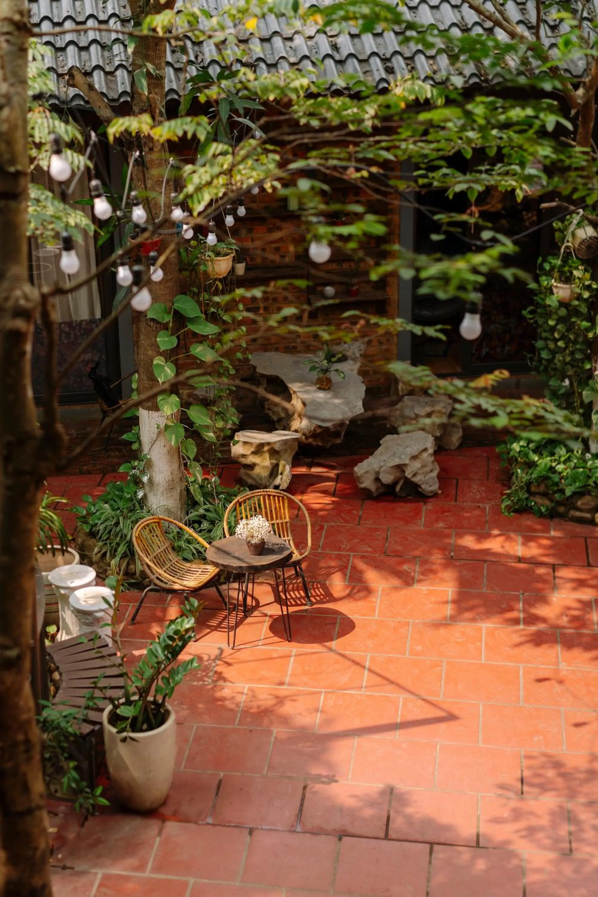 Patio in Wafami Hostel Ninh Binh